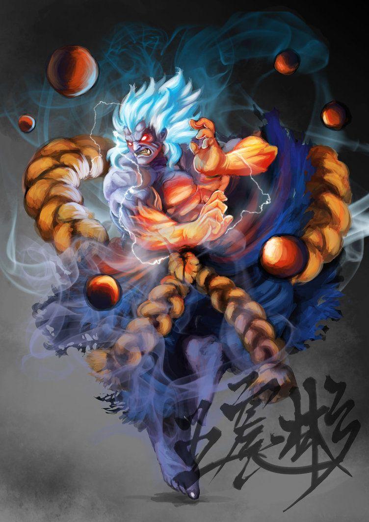 752x1063 Oni by Jackywang. Street fighter wallpaper, Oni