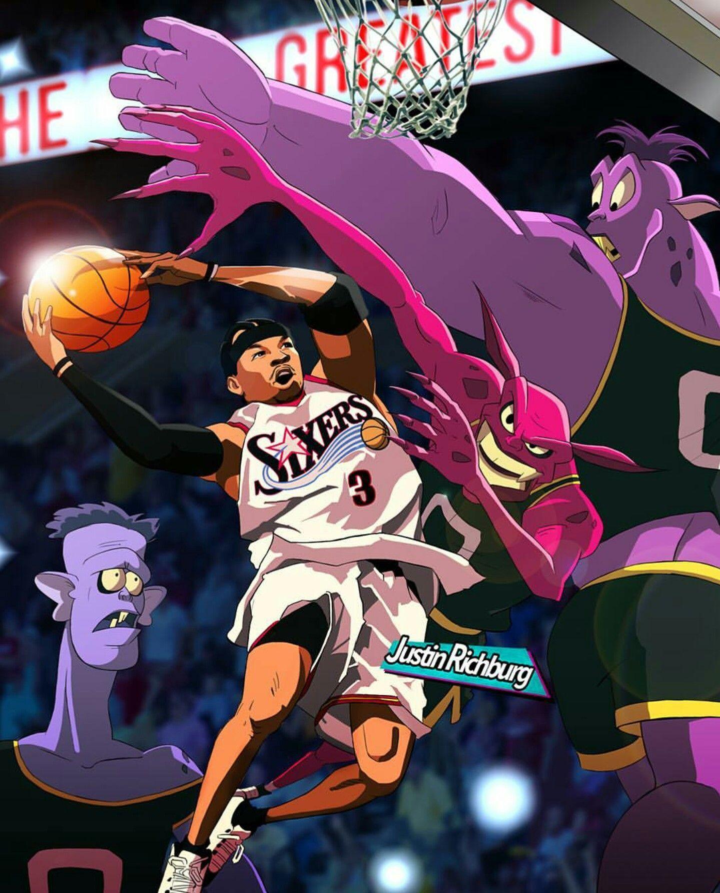 1439x1784 Allen Iverson - 'The Answer'. Allen iverson, Nba art, Nba mvp
