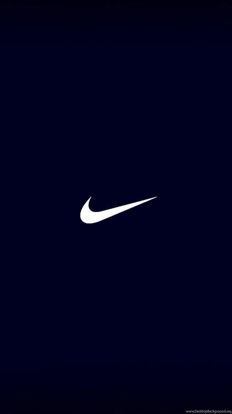 750x1334 Nike Logo Background