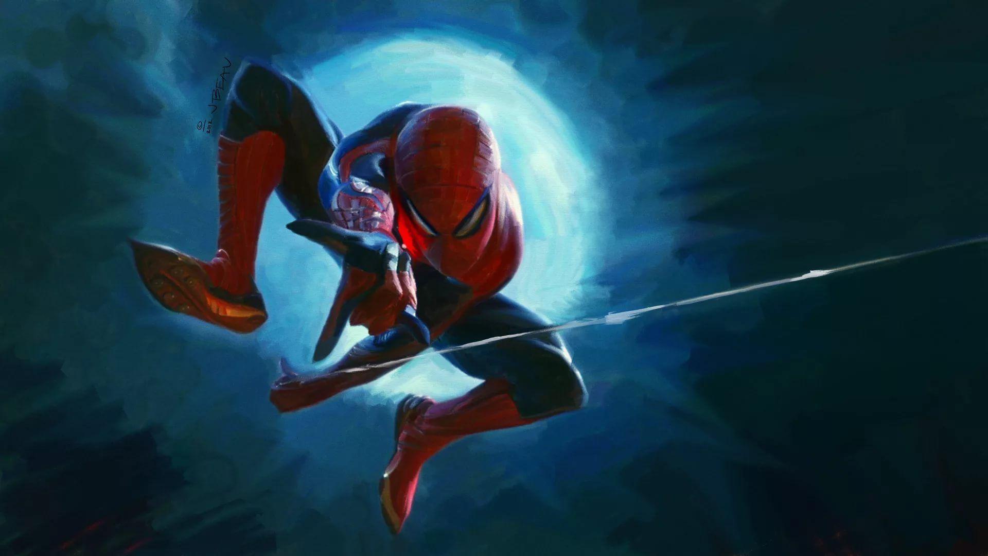 1920x1080 Spiderman Wallpaper HD 1080p