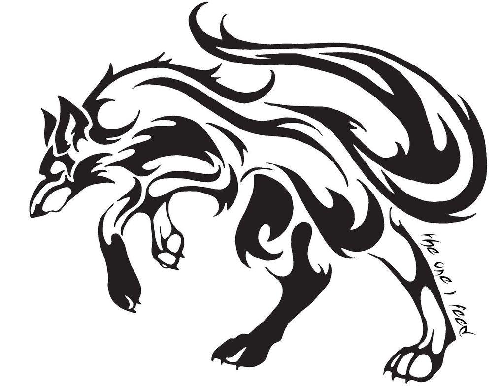 Tribal Wolf Wallpapers - Top Free Tribal Wolf Backgrounds - WallpaperAccess