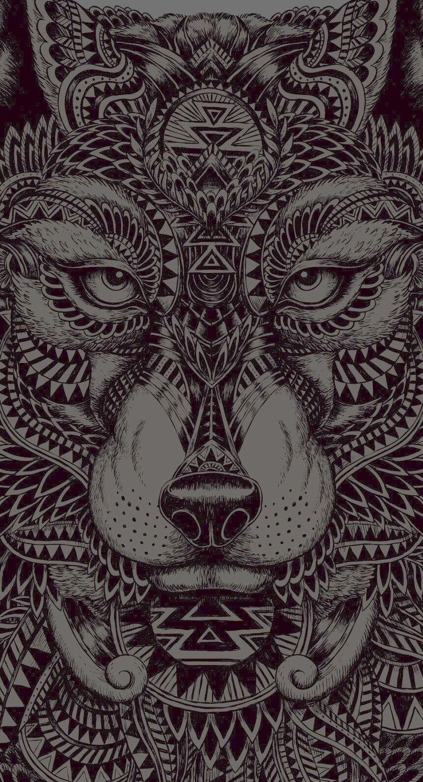 862x1590 My Spirit Animal.Wolves. Wolf wallpaper, Dark wallpaper iphone, Tribal wolf