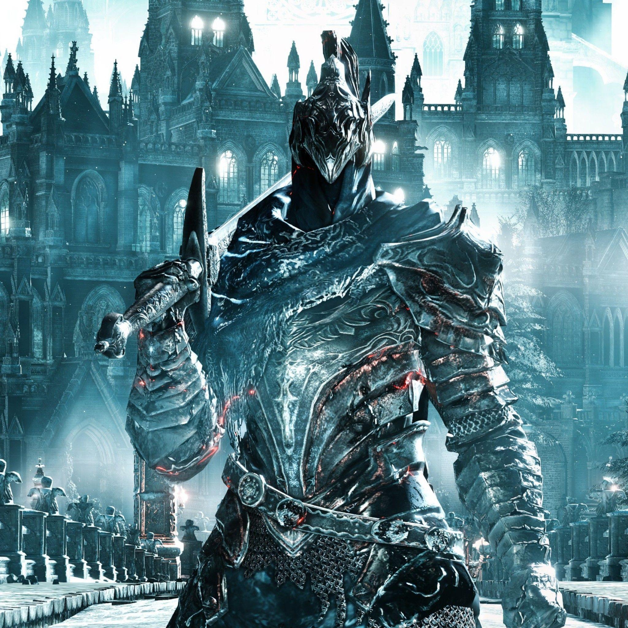 2048x2048 Wallpaper Knight Artorias, Dark Souls, 4K, Games