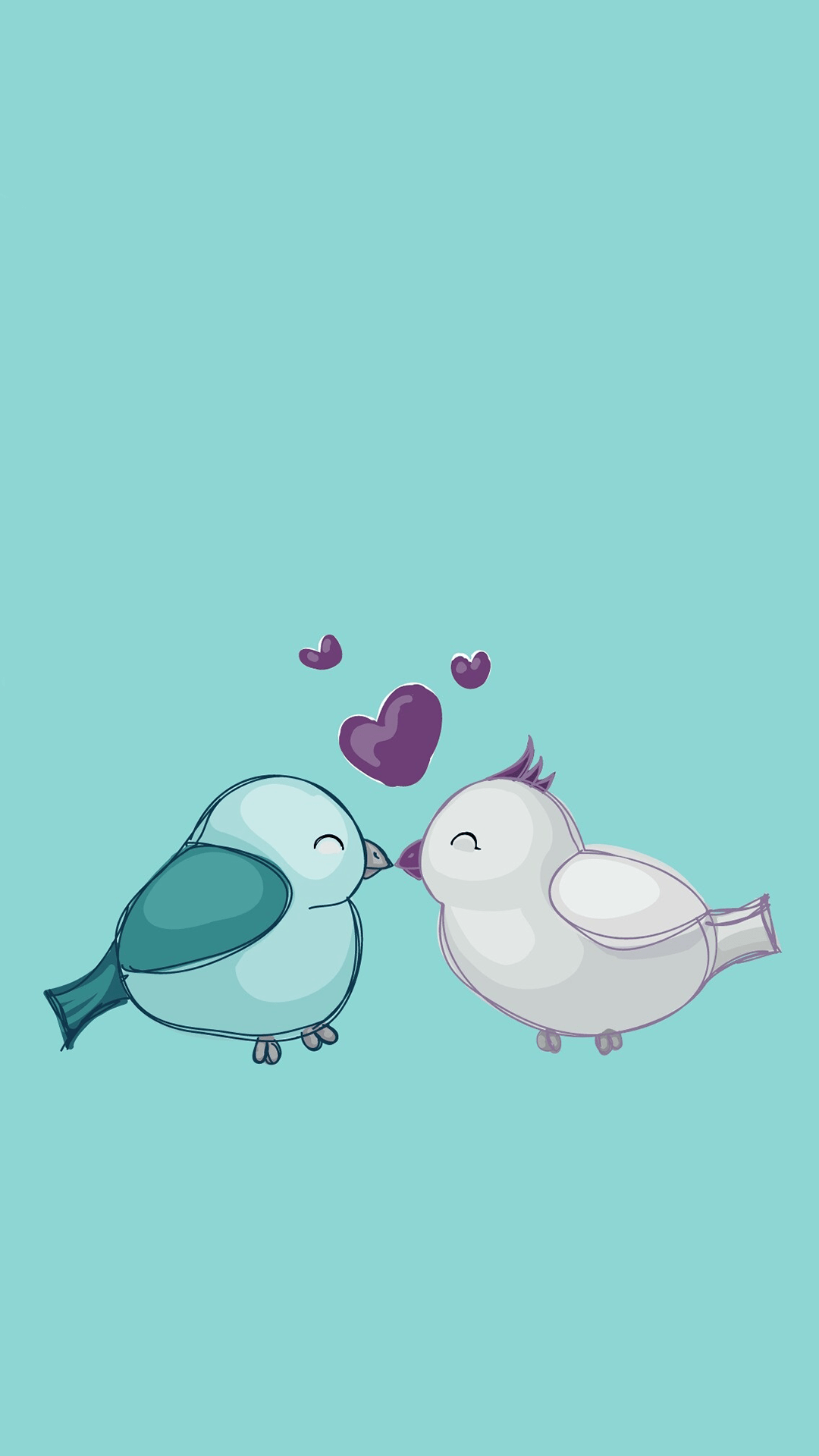 1080x1920 Love Bird. Valentines wallpaper, Android wallpaper, Funny