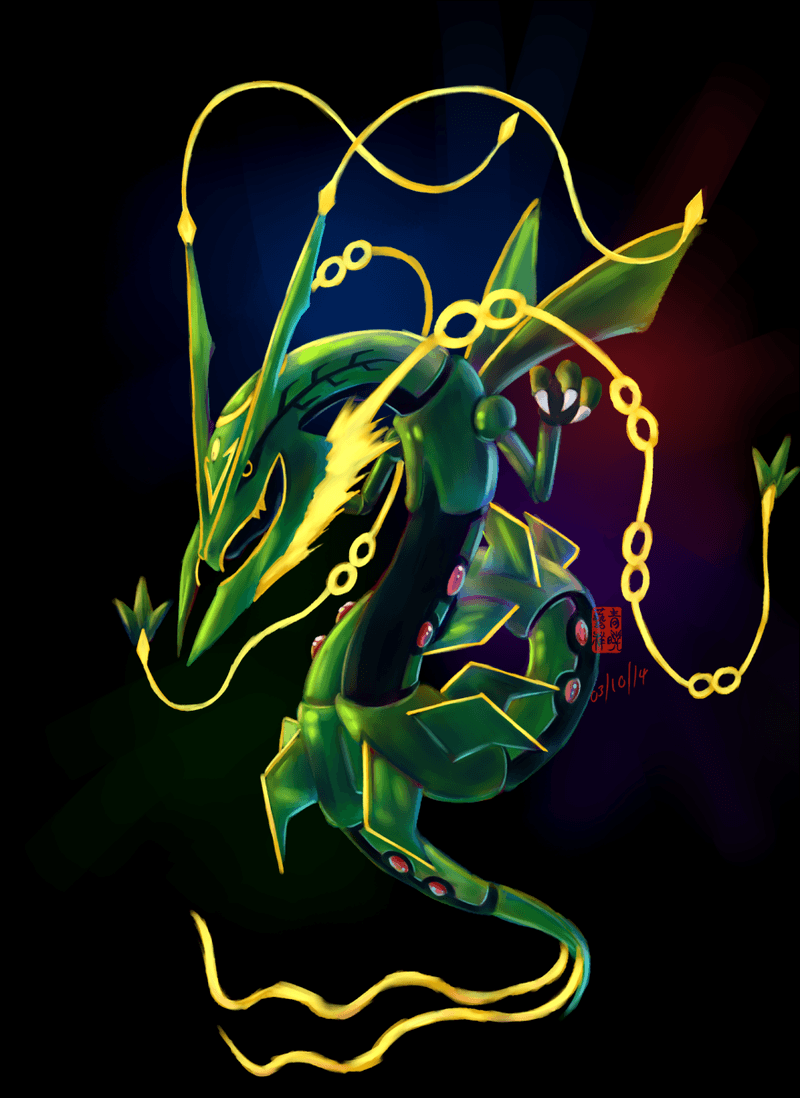 47+] Shiny Rayquaza Wallpaper