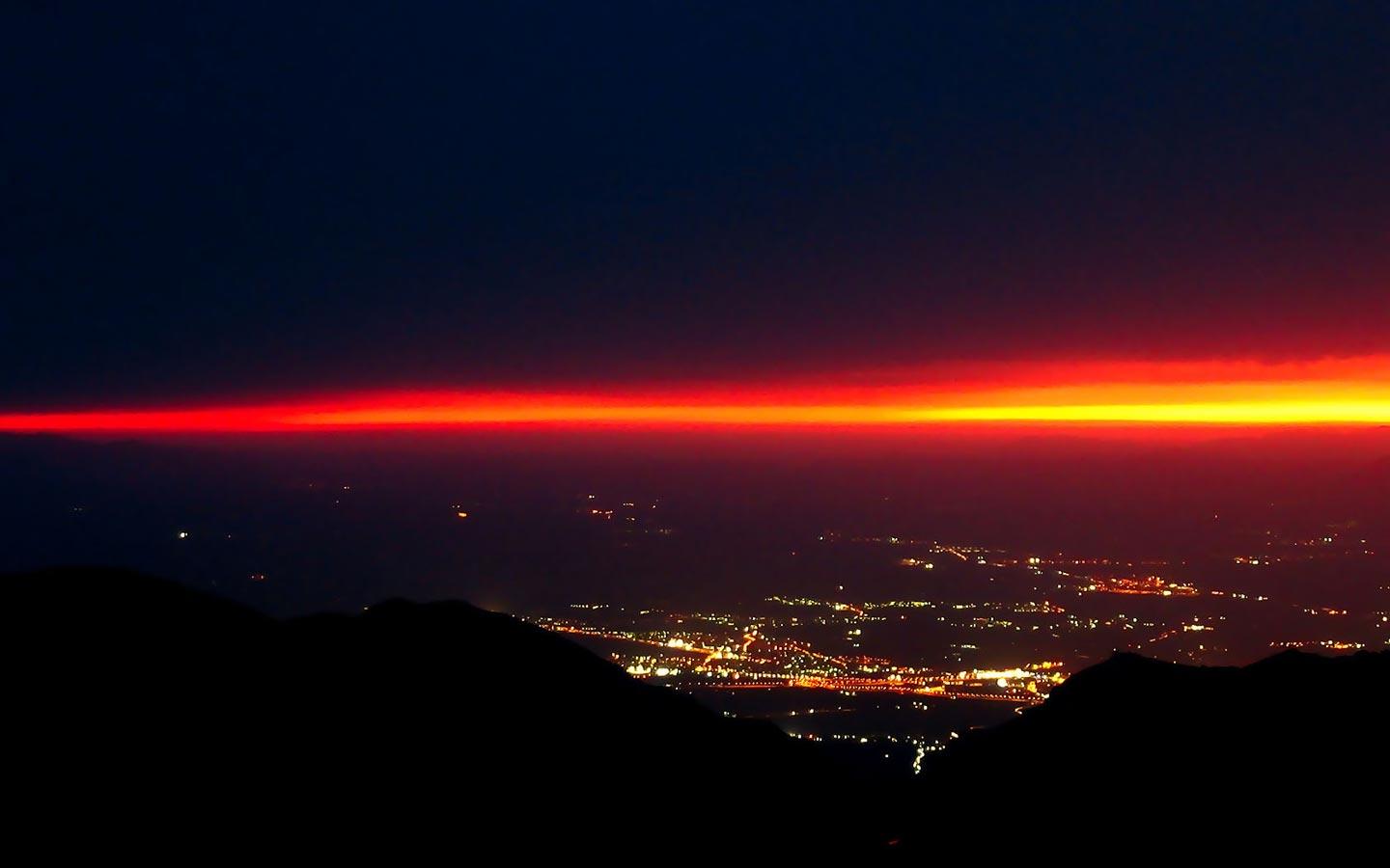1440x900 Granada By Night And Sunsets Wallpaper