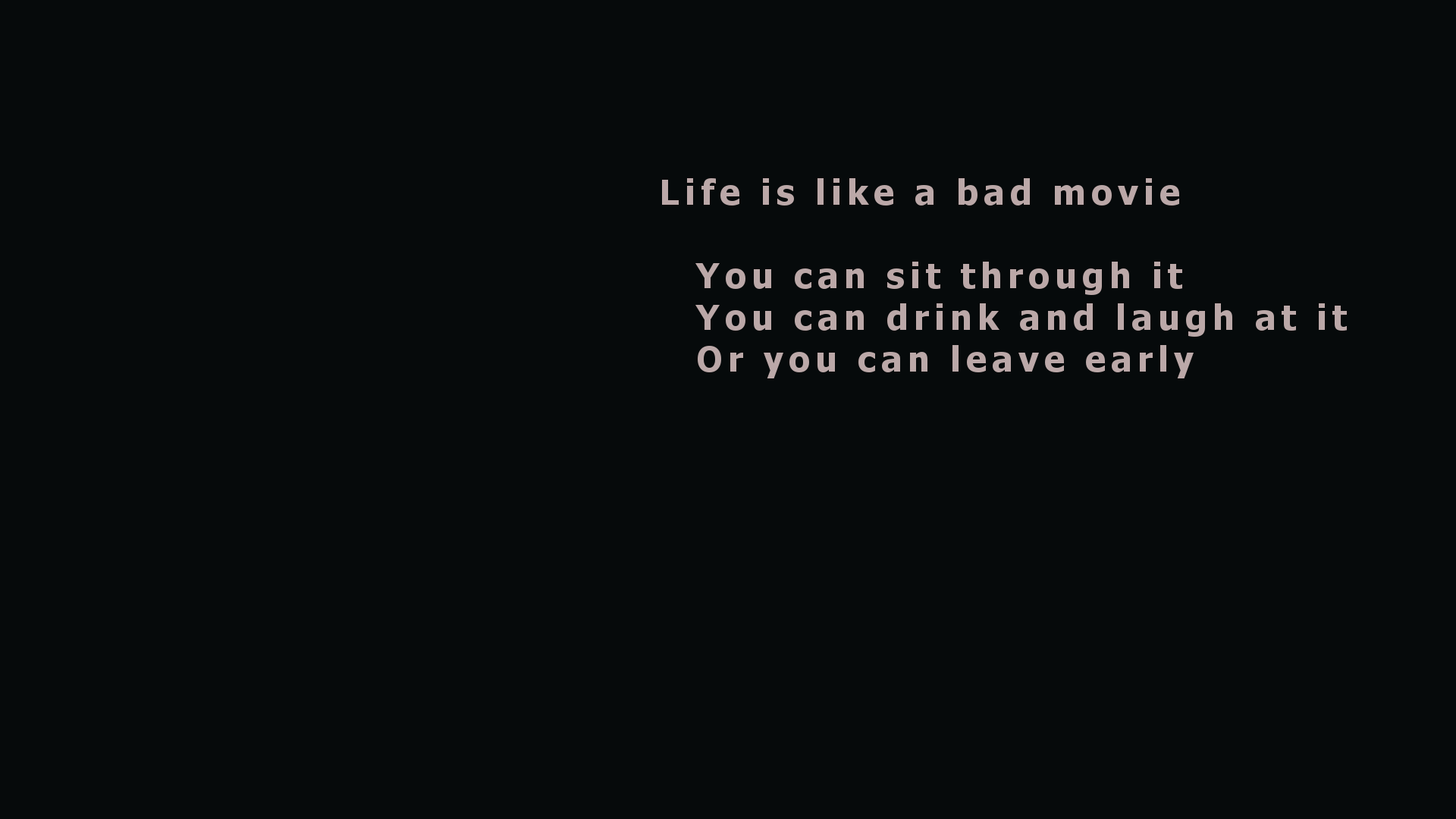 1920x1080 Free Bad Quotes Mobile Wallpaper