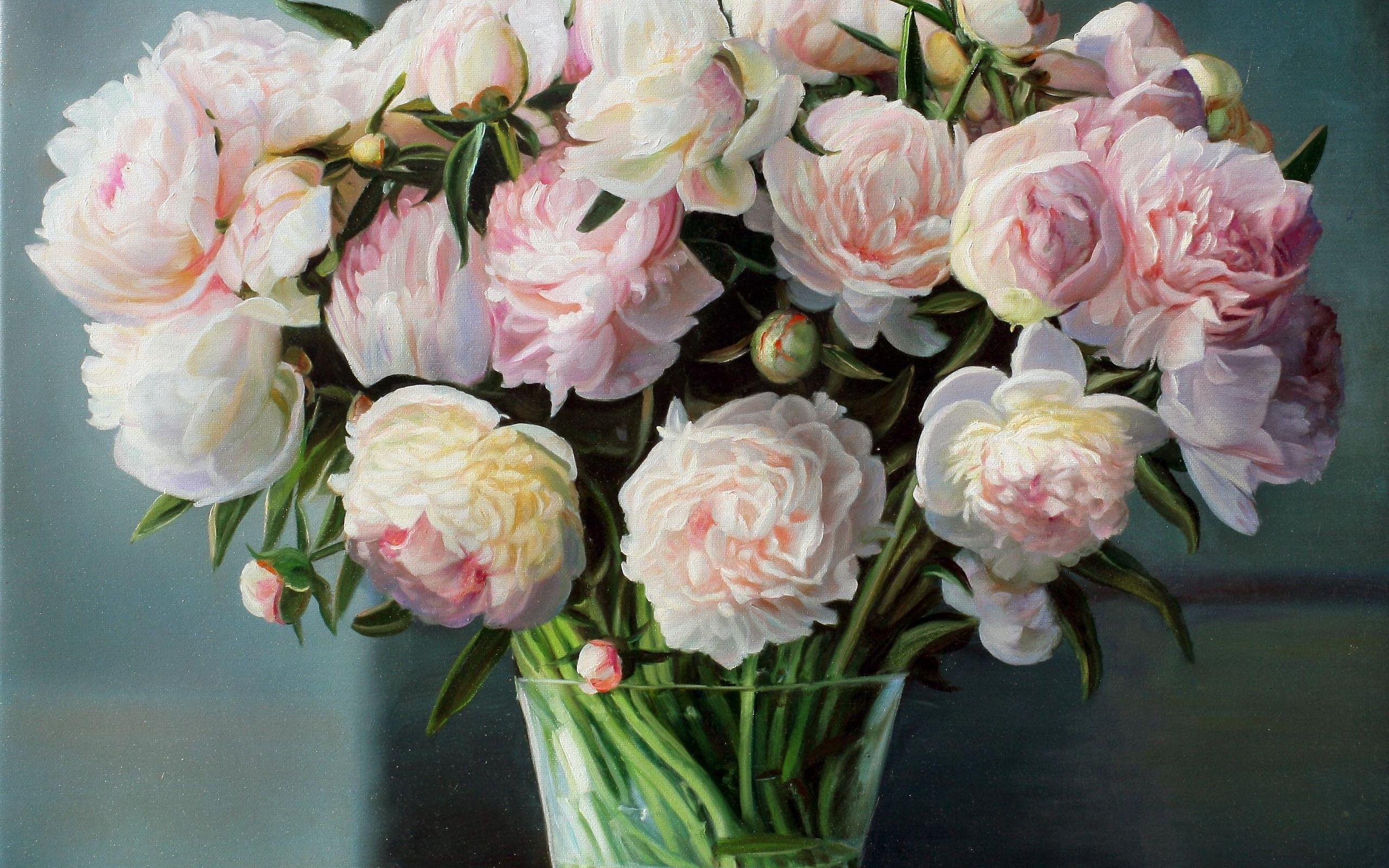2560x1600 bouquet, still life, pink, zbigniew kopania, picture