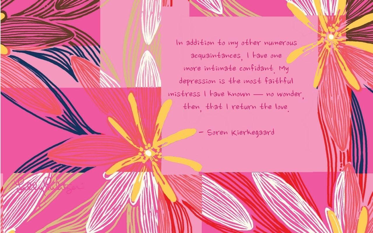 1280x800 Girly Wallpaper with Quotes