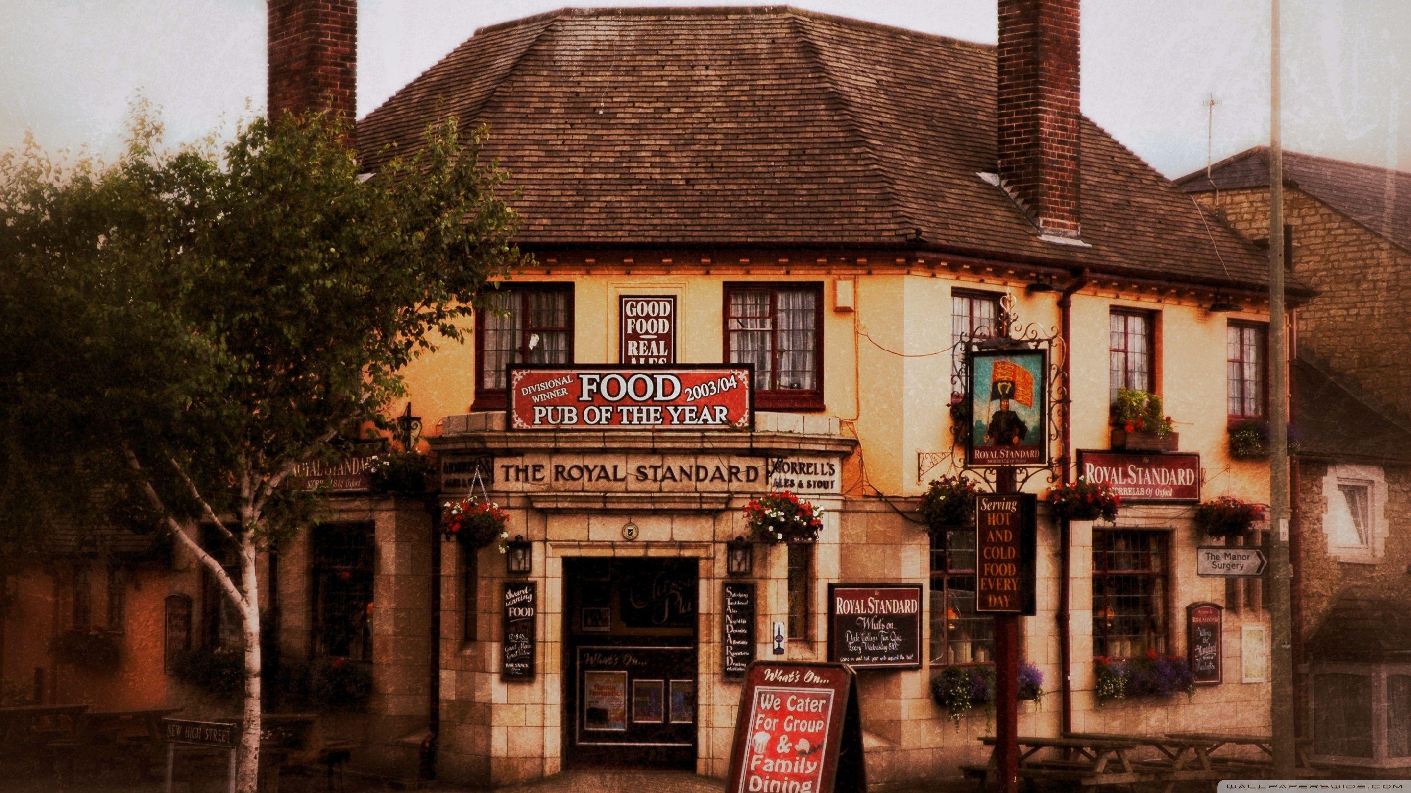 2880x1620 Old English Pub Ultra HD Desktop Background Wallpaper for 4K UHD