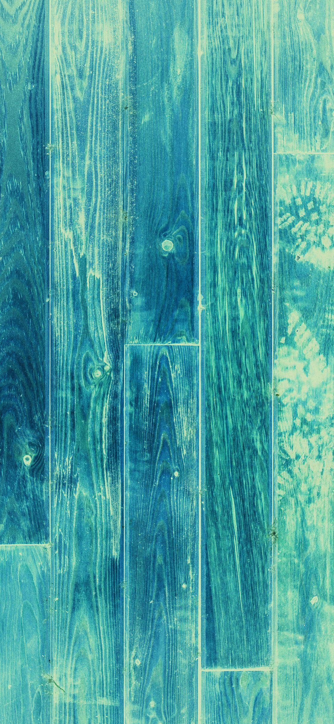 1125x2436 Wood Stock Pattern Nature Blue