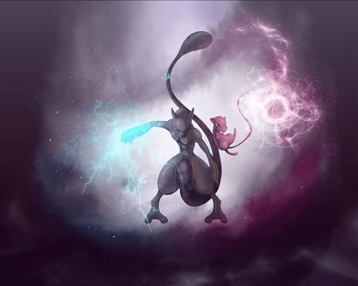 1500x1200 Shadow Mewtwo Wallpaper