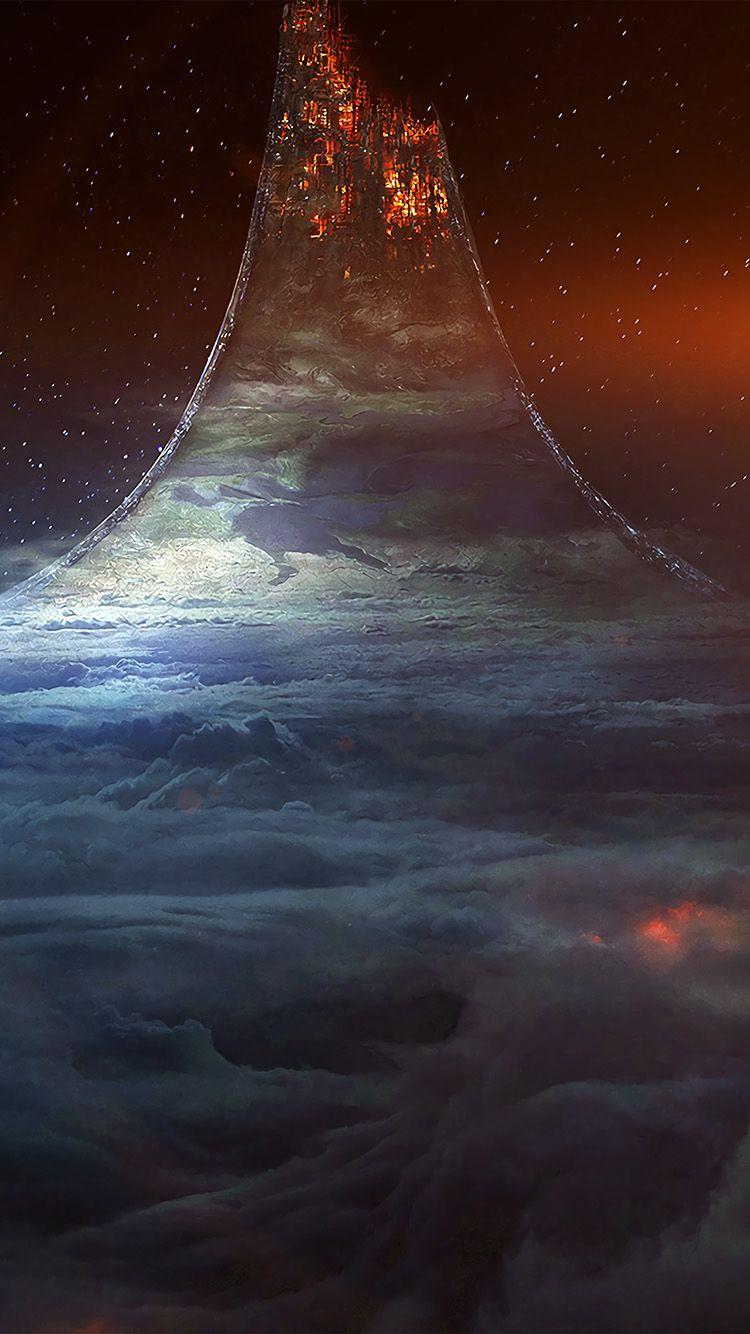 750x1334 To Heaven Or Hell Dark Blue Illustration Art Flare Wallpaper