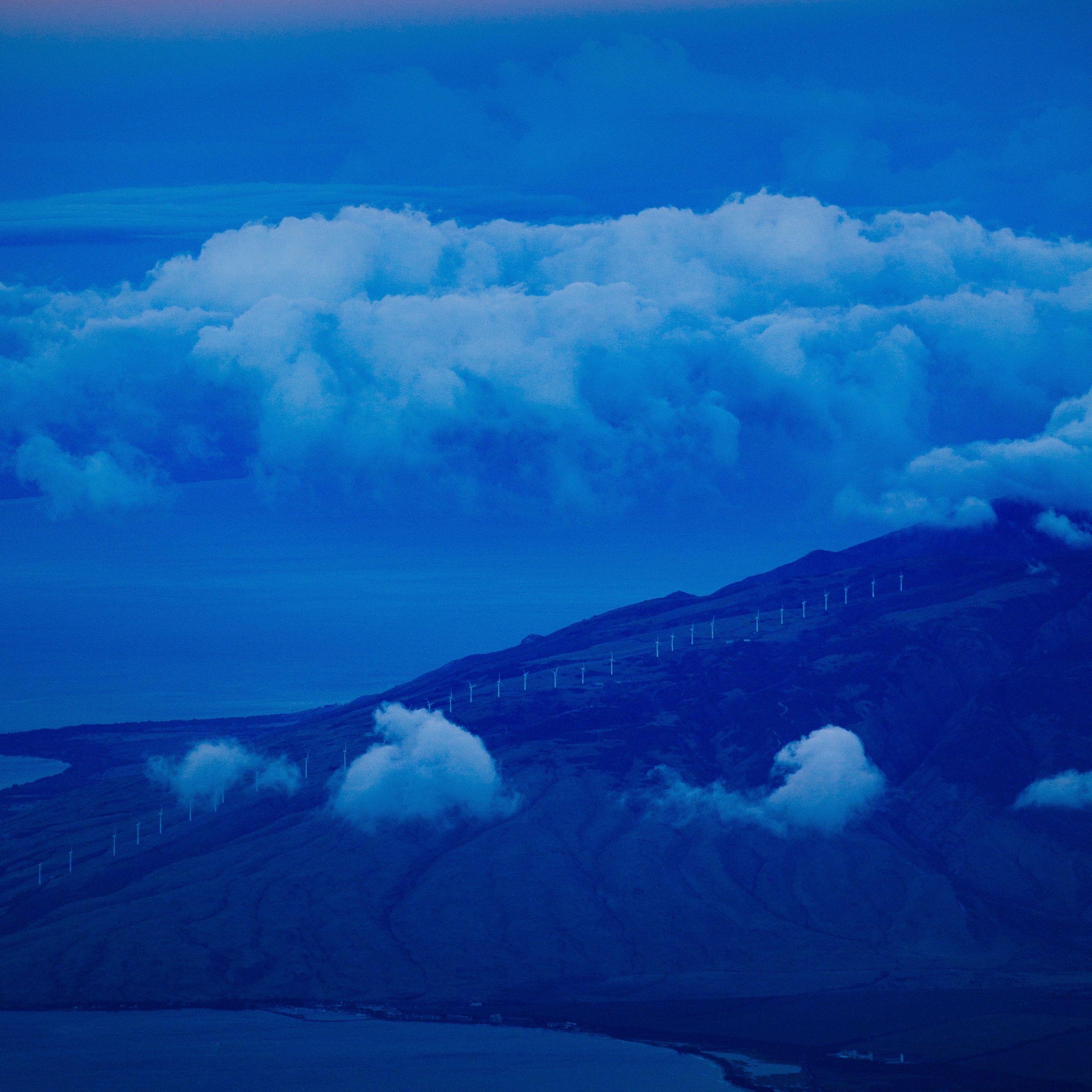 2688x2688 Shades Of Blue iPhone Wallpaper Greetings To A Brother