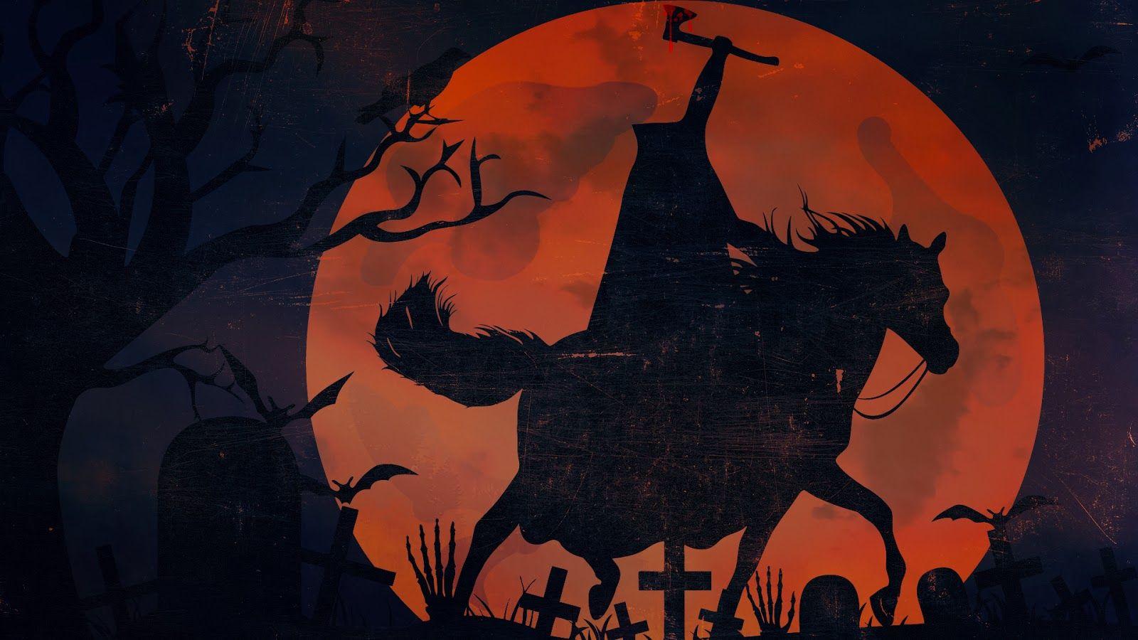 1600x900 HD Wallpaper: Headless Horseman Walking