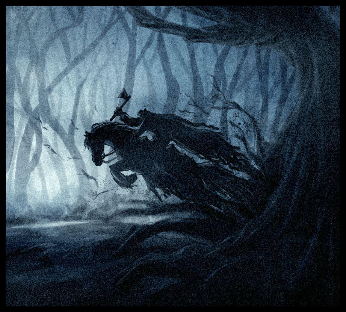 1155x1042 Headless Horseman Wallpaper