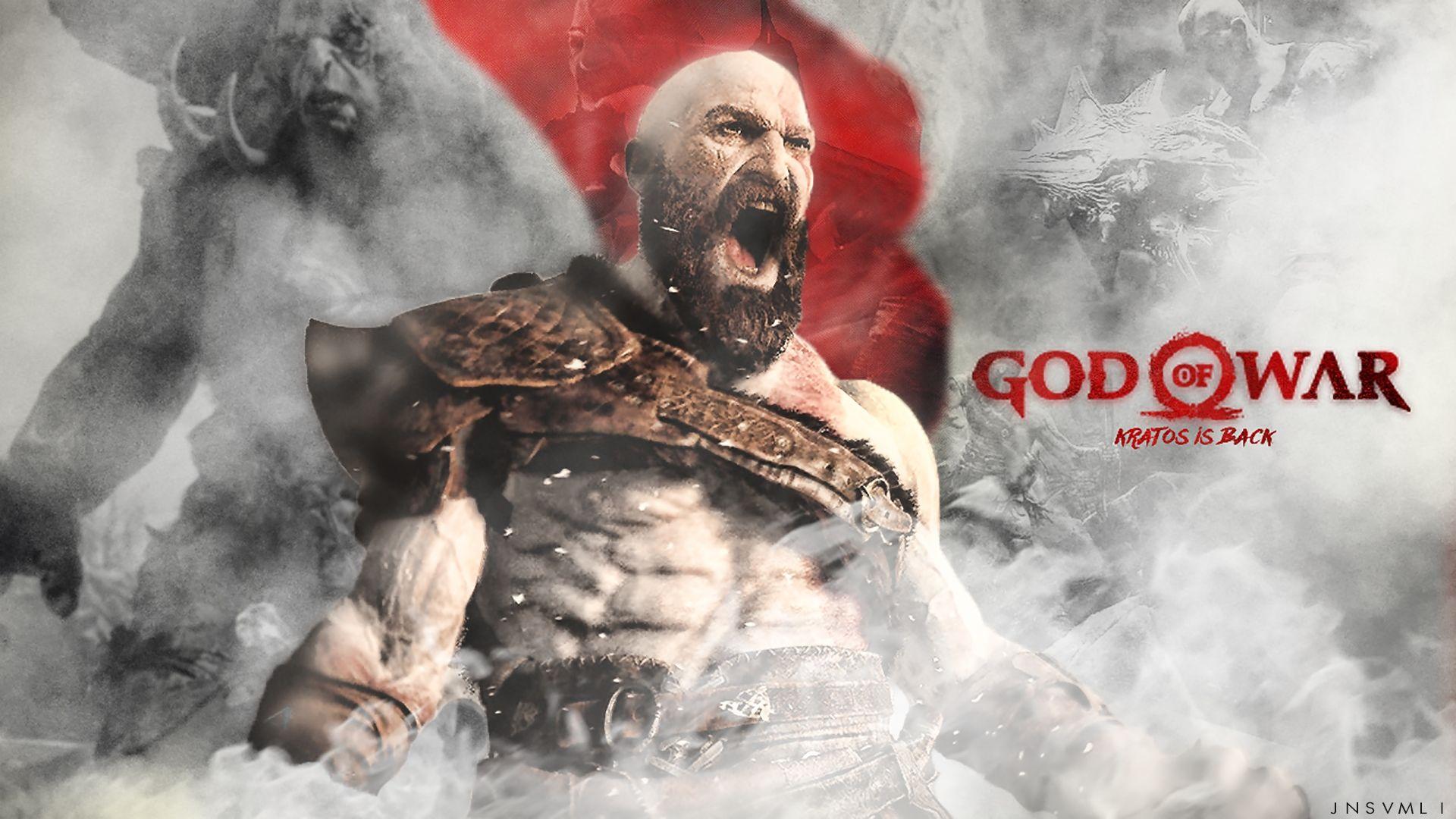 1920x1080 Kratos 4K 8K HD God of War Wallpaper