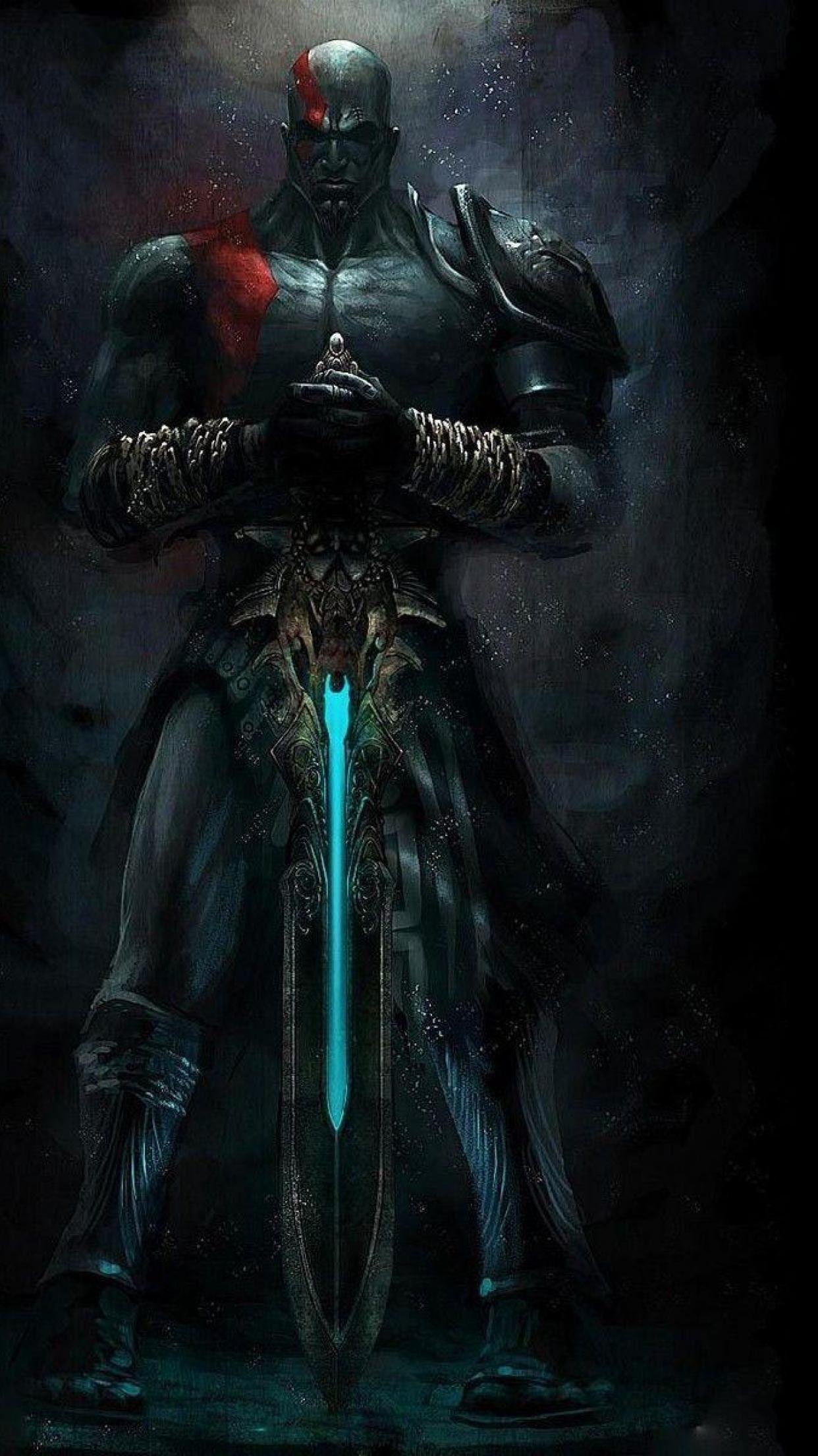 1242x2208 Kratos Wallpaper