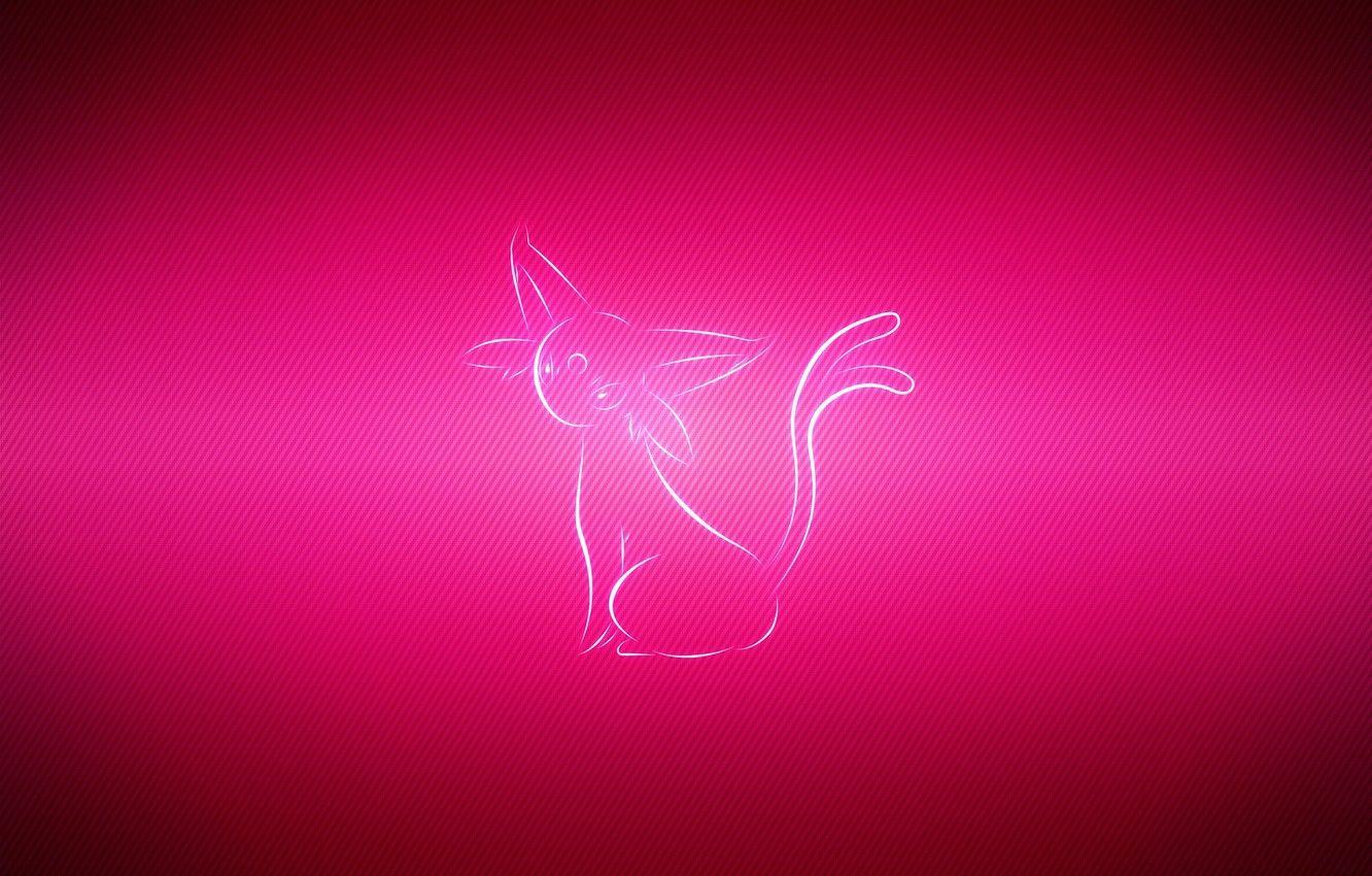 1332x850 Wallpaper silhouette, pokemon, pokemon, espeon image for desktop
