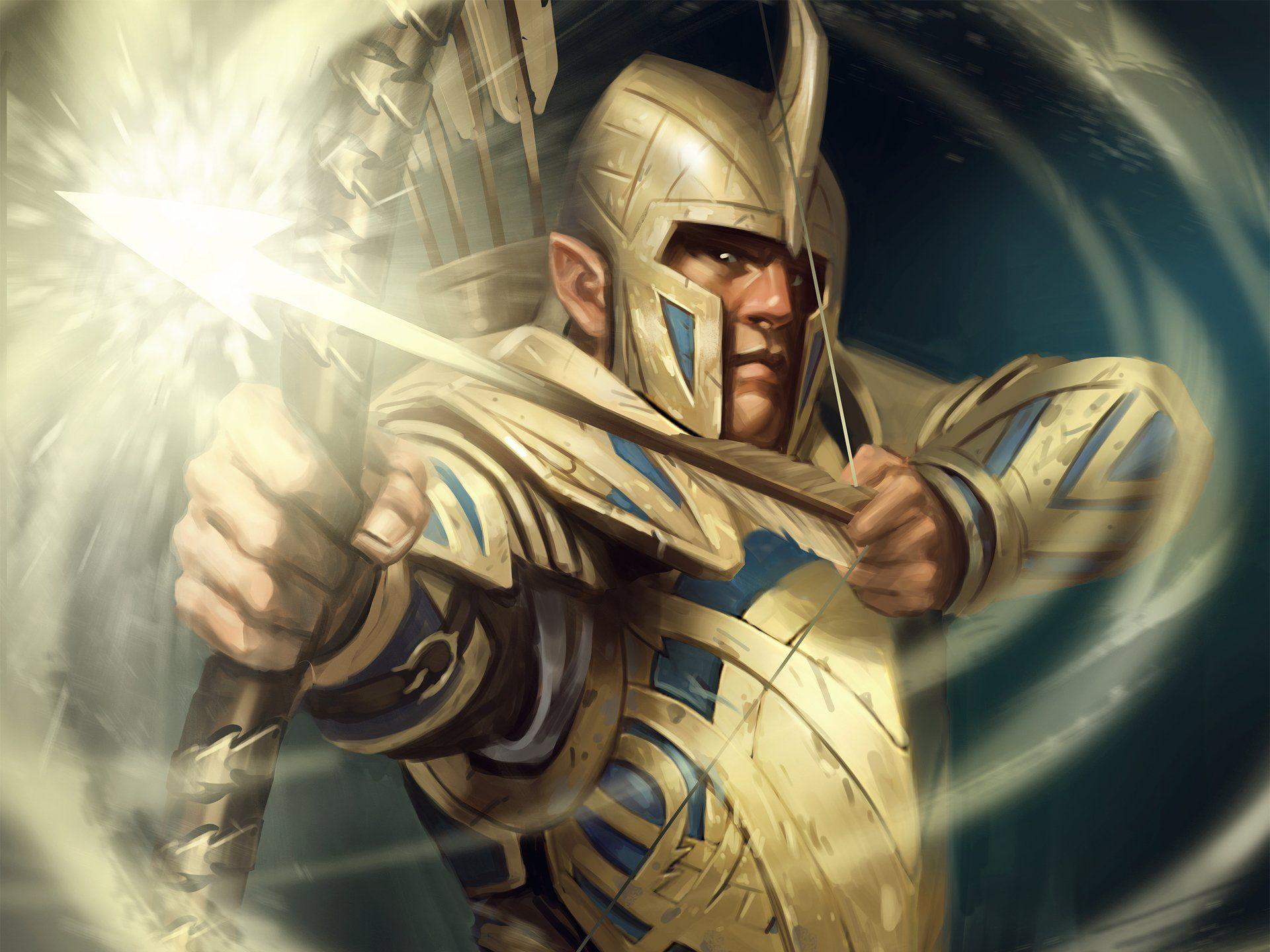 1920x1440 Warrior Archer Elves Guardians of Middle Earth Haldir Armor Helmet