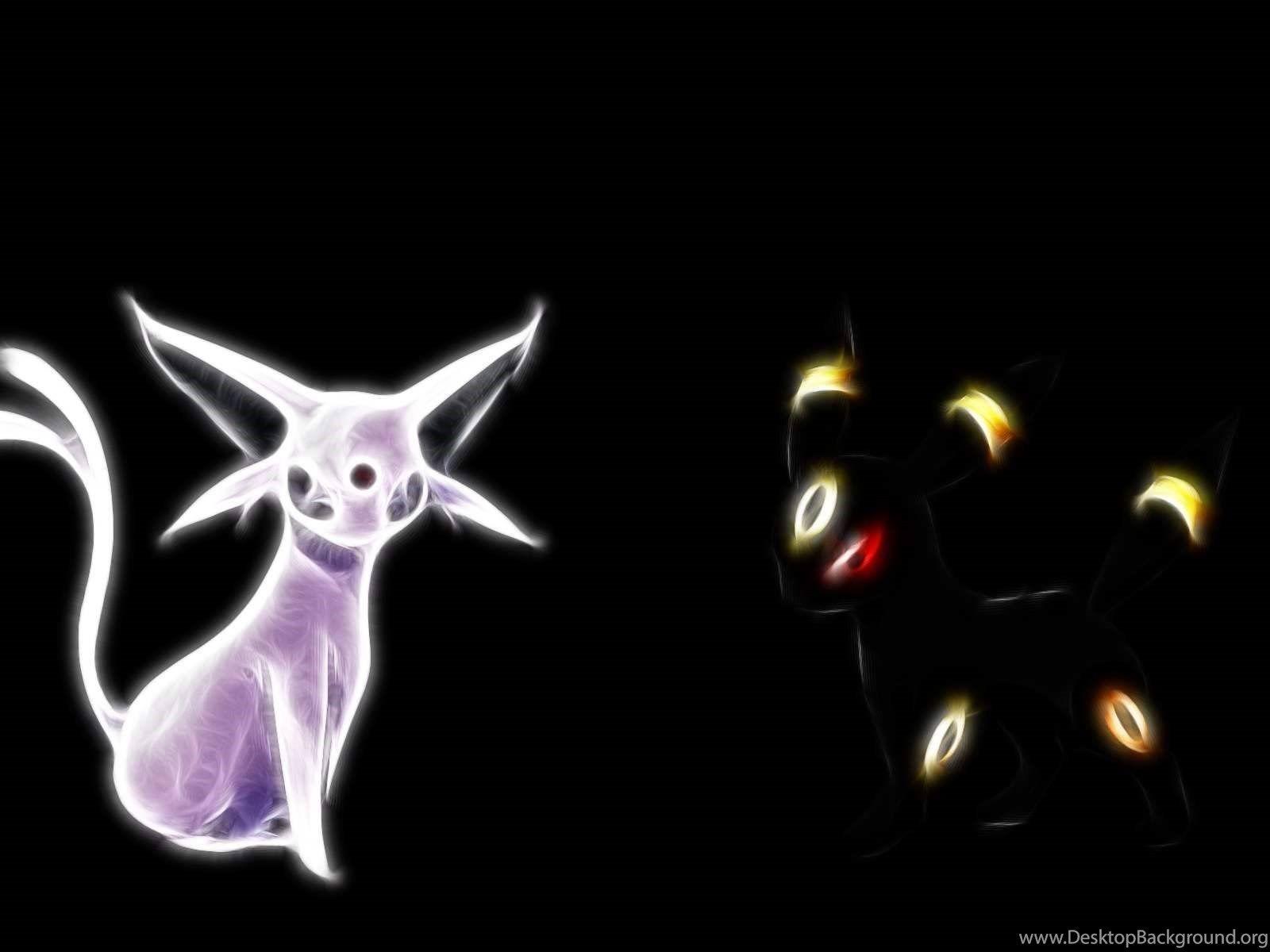 1600x1200 Espeon And Umbreon Pokemon Wallpaper Desktop Background