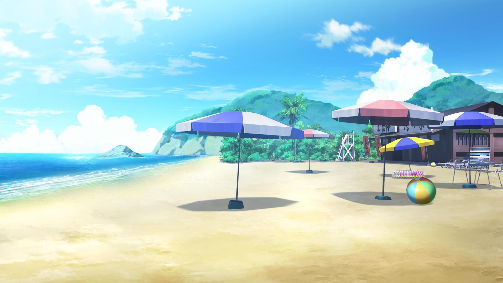 Anime Beach Wallpapers - Top Free Anime Beach Backgrounds - WallpaperAccess