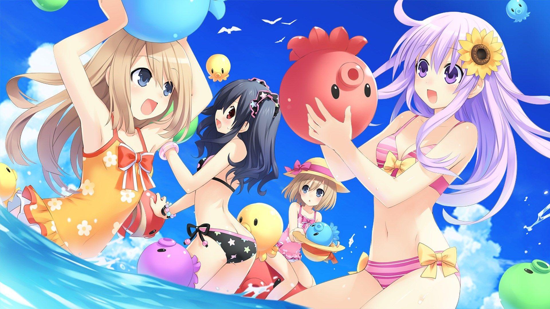 1920x1080 Anime Girls On The Beach HD Wallpaperx1080