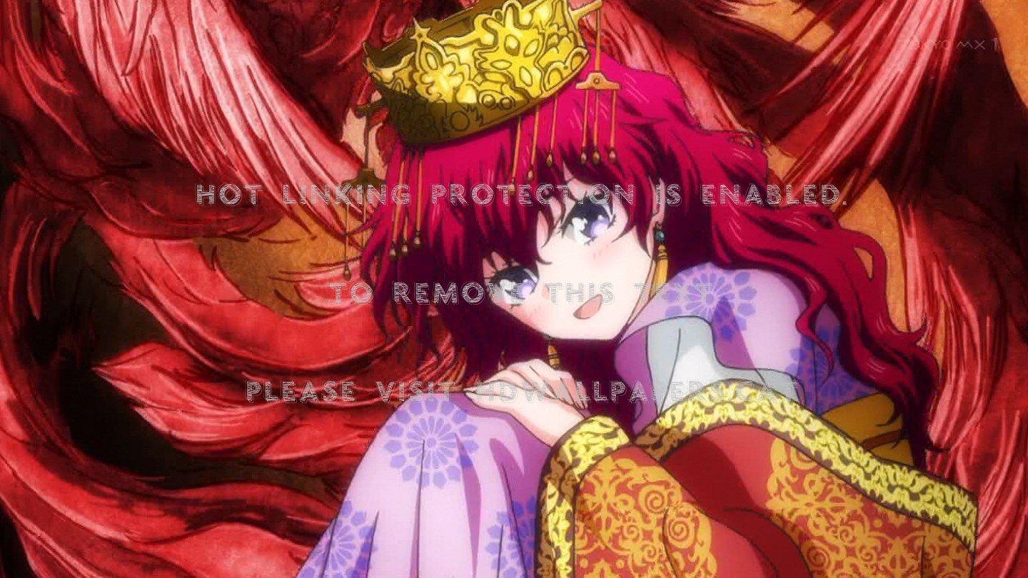 1440x810 princess yona red hime long hair akatsuki