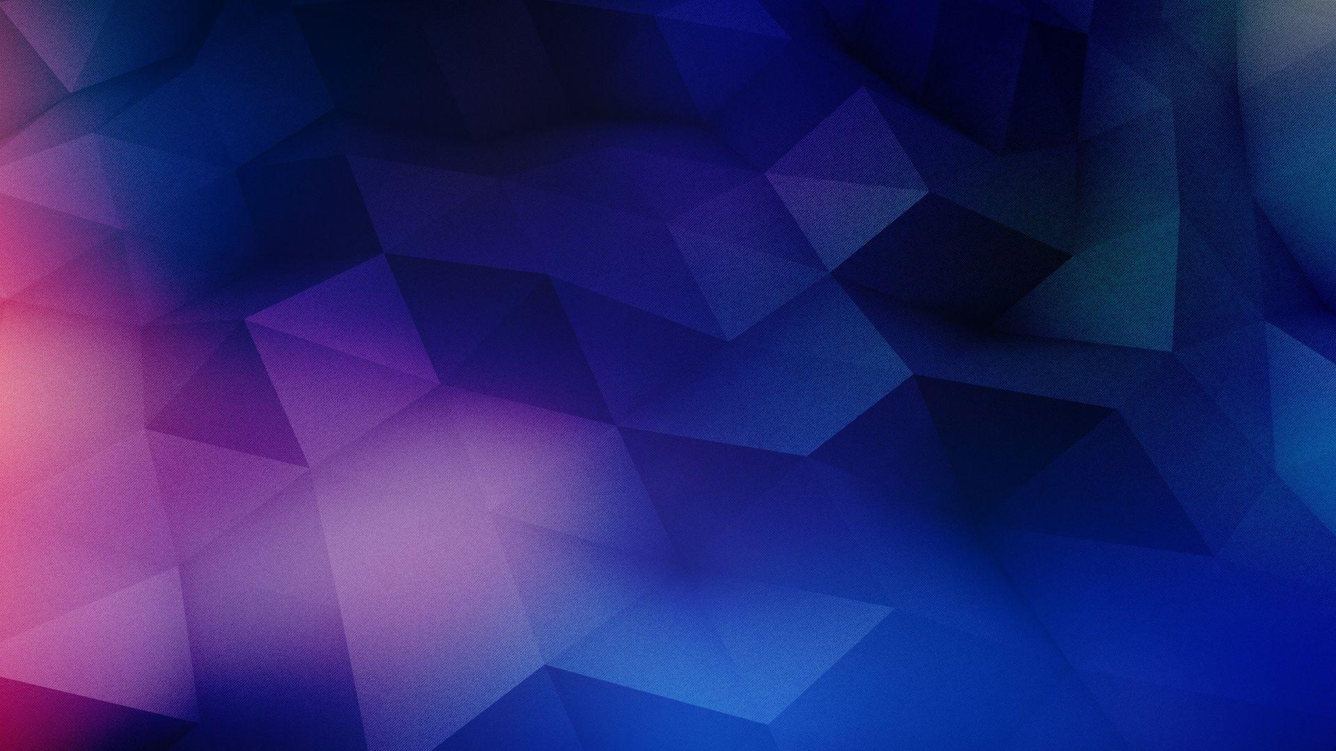 1920x1080 Blue & Purple Geometric Shapes desktop PC and Mac wallpaper