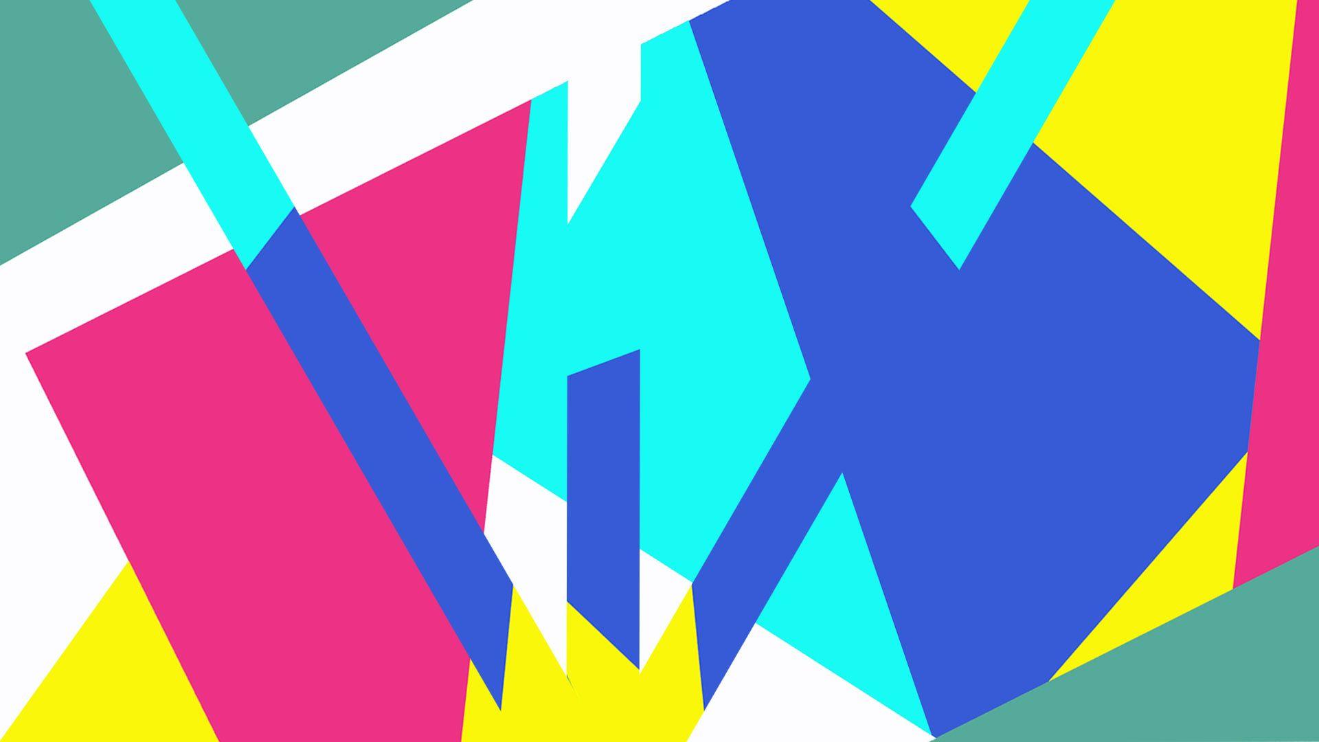 1920x1080 Colorful Geometric Shapes HD Wallpaper. Background Image