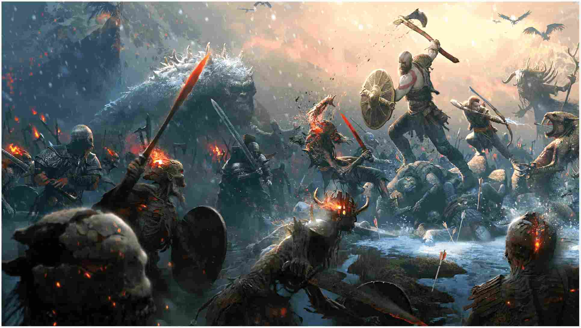 1931x1091 Most popular 10 god of war wallpaper latest Update