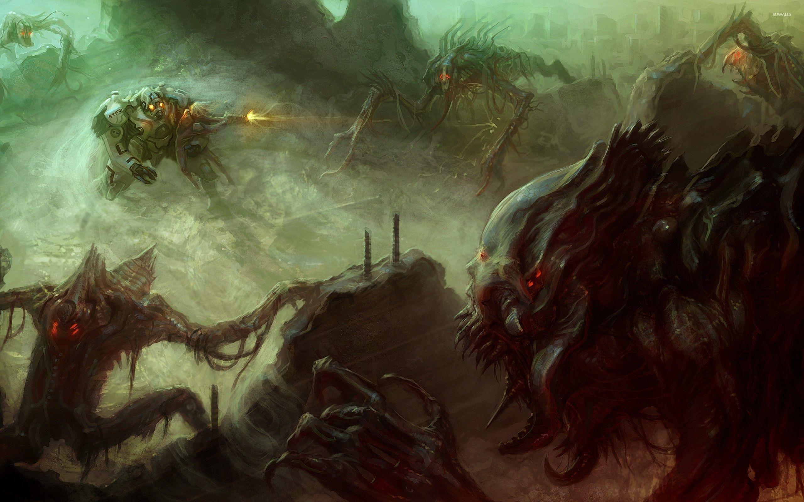 2560x1600 Alien monsters wallpaper wallpaper