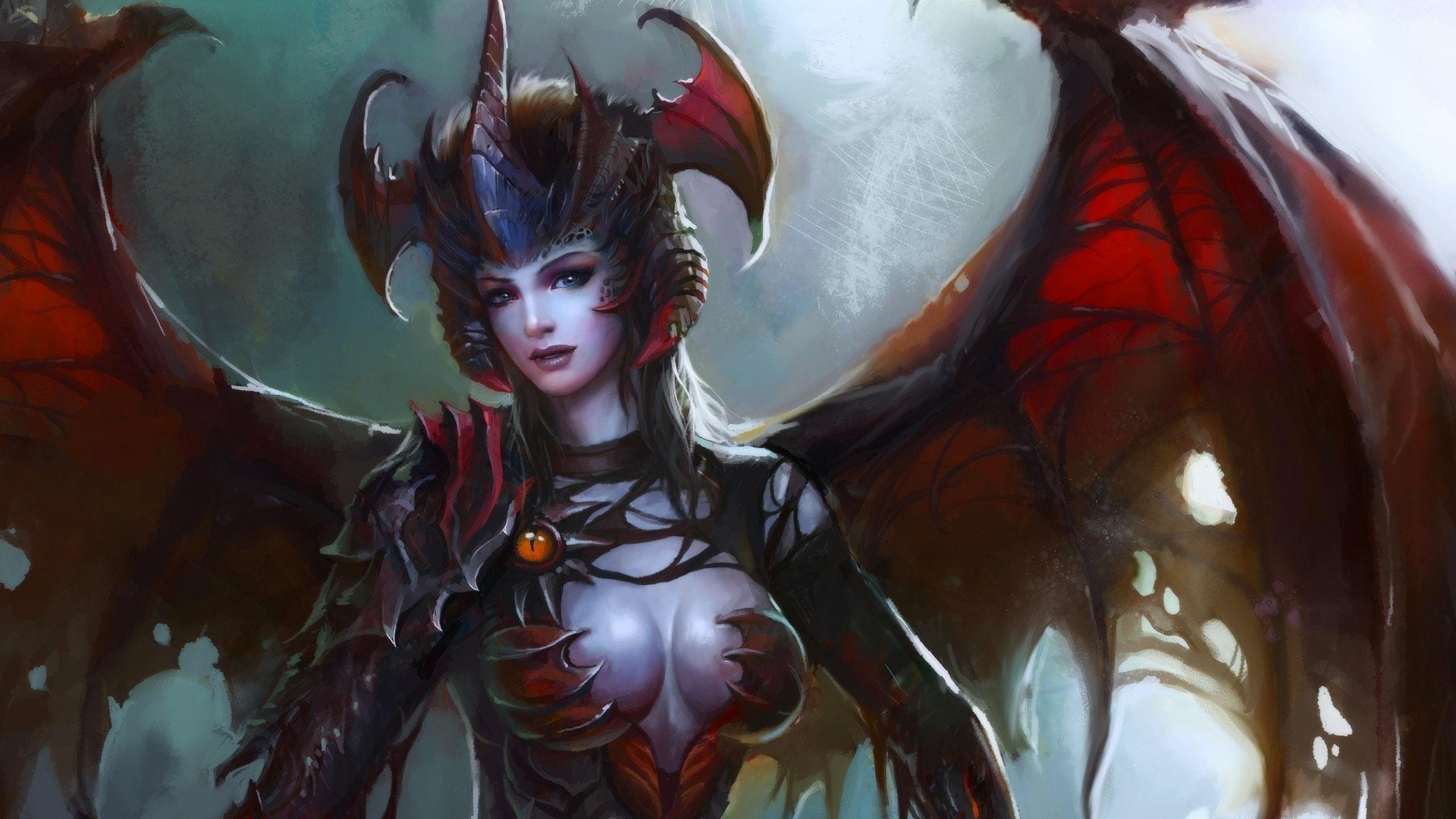2560x1440 Wallpaper HD Succubus