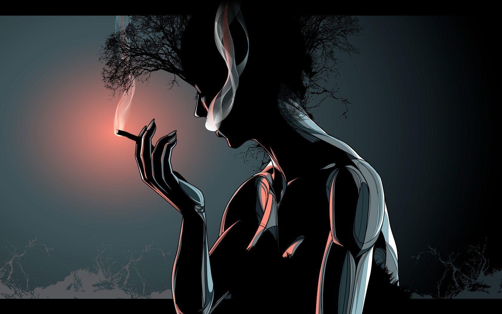 1680x1050 HD Smoking Wallpaper