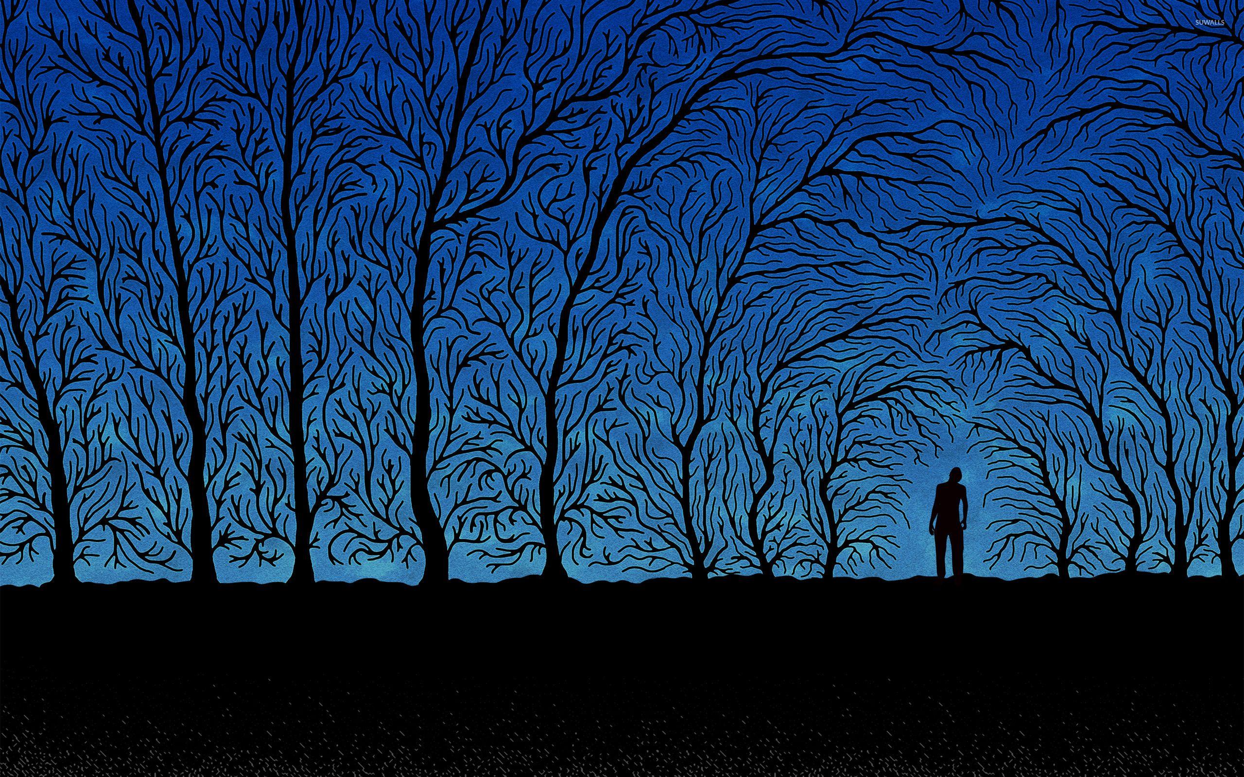 2560x1600 Spooky forest wallpaper wallpaper