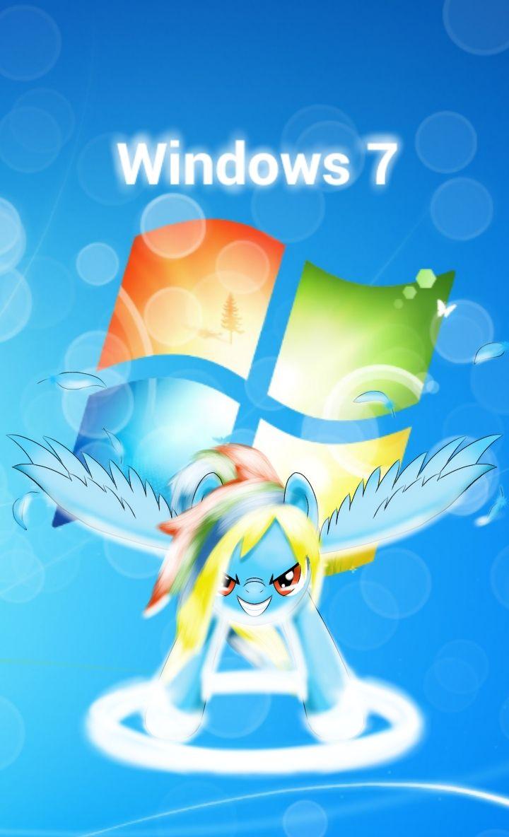 720x1184 Free download MLP Windows 7 pony Phone Wallpaper