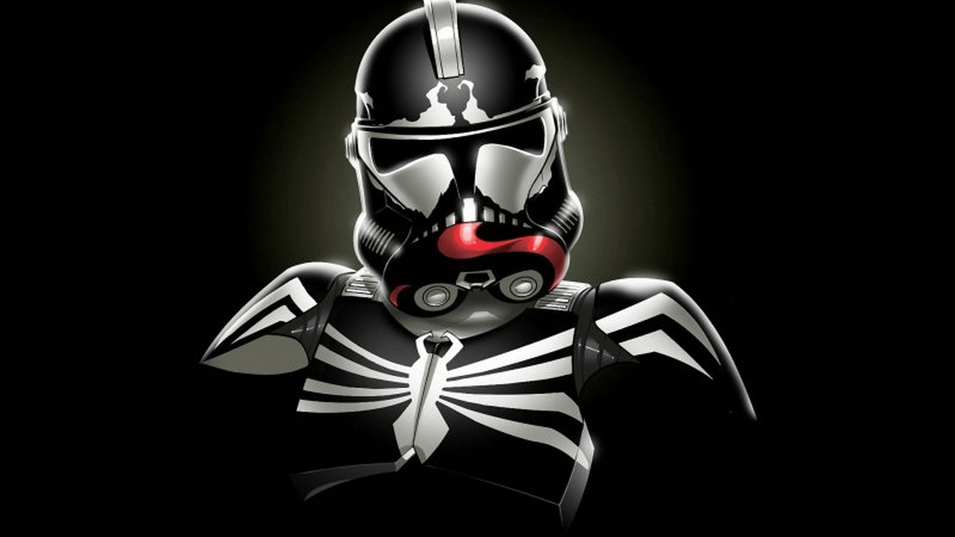 3200x1800 QHD+ Spiderman Venom Stormtroopers Wallpaper : Movies Wallpaper