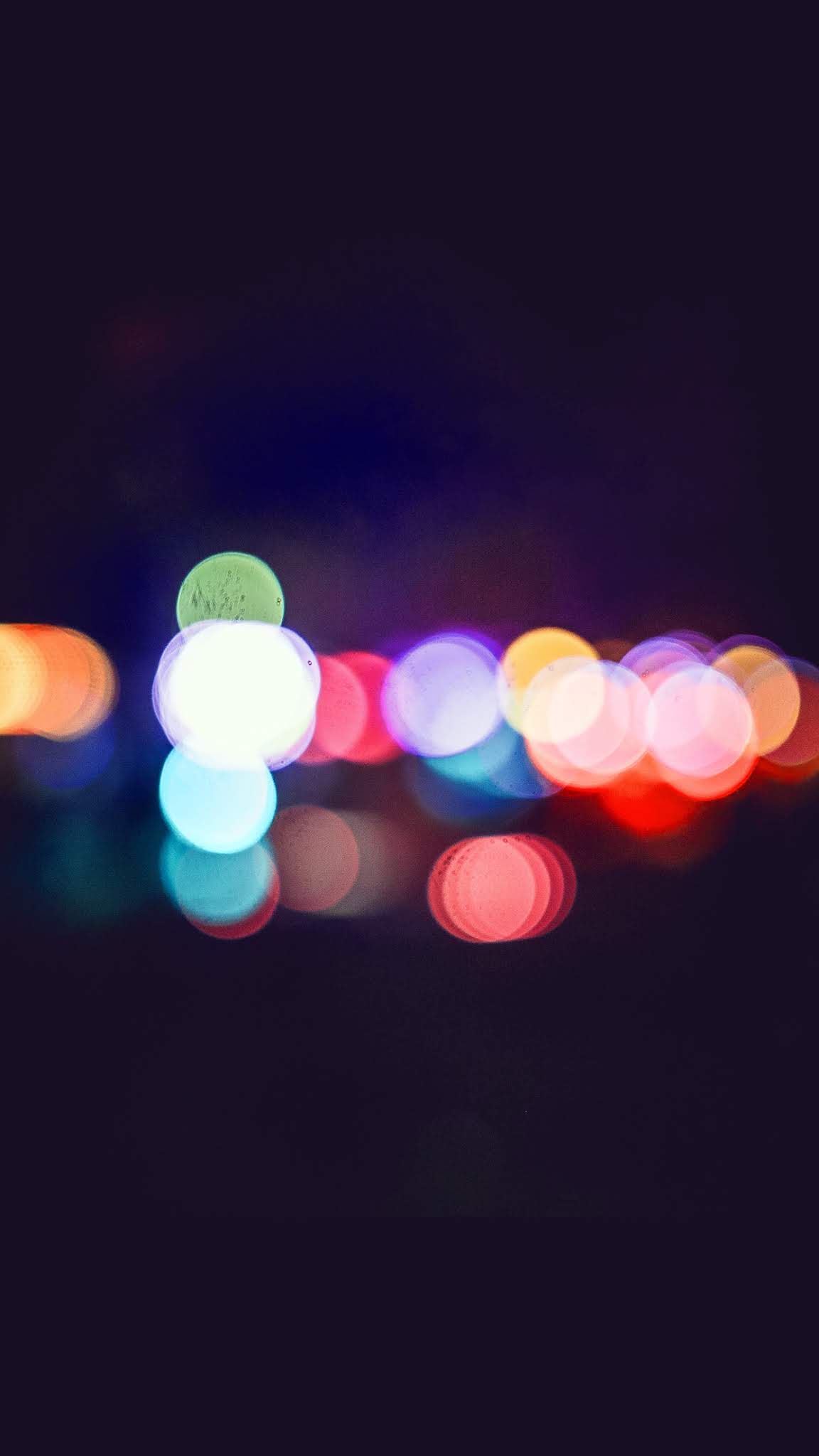 1152x2048 Bokeh Light Dark iphone Wallpaper
