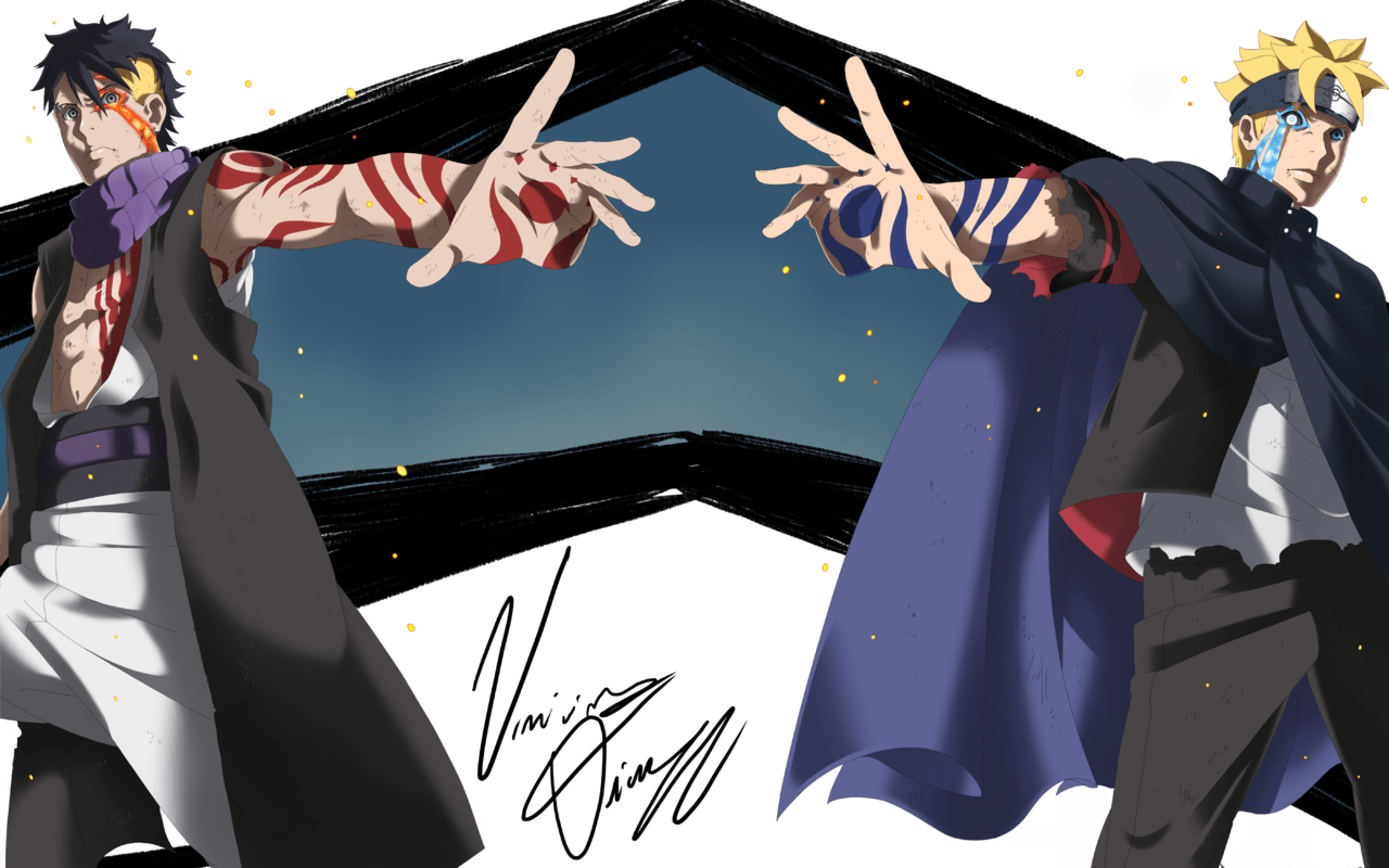 1280x800 this is my art of Boruto vs Kawaki! I consider it Vini201333 ART street