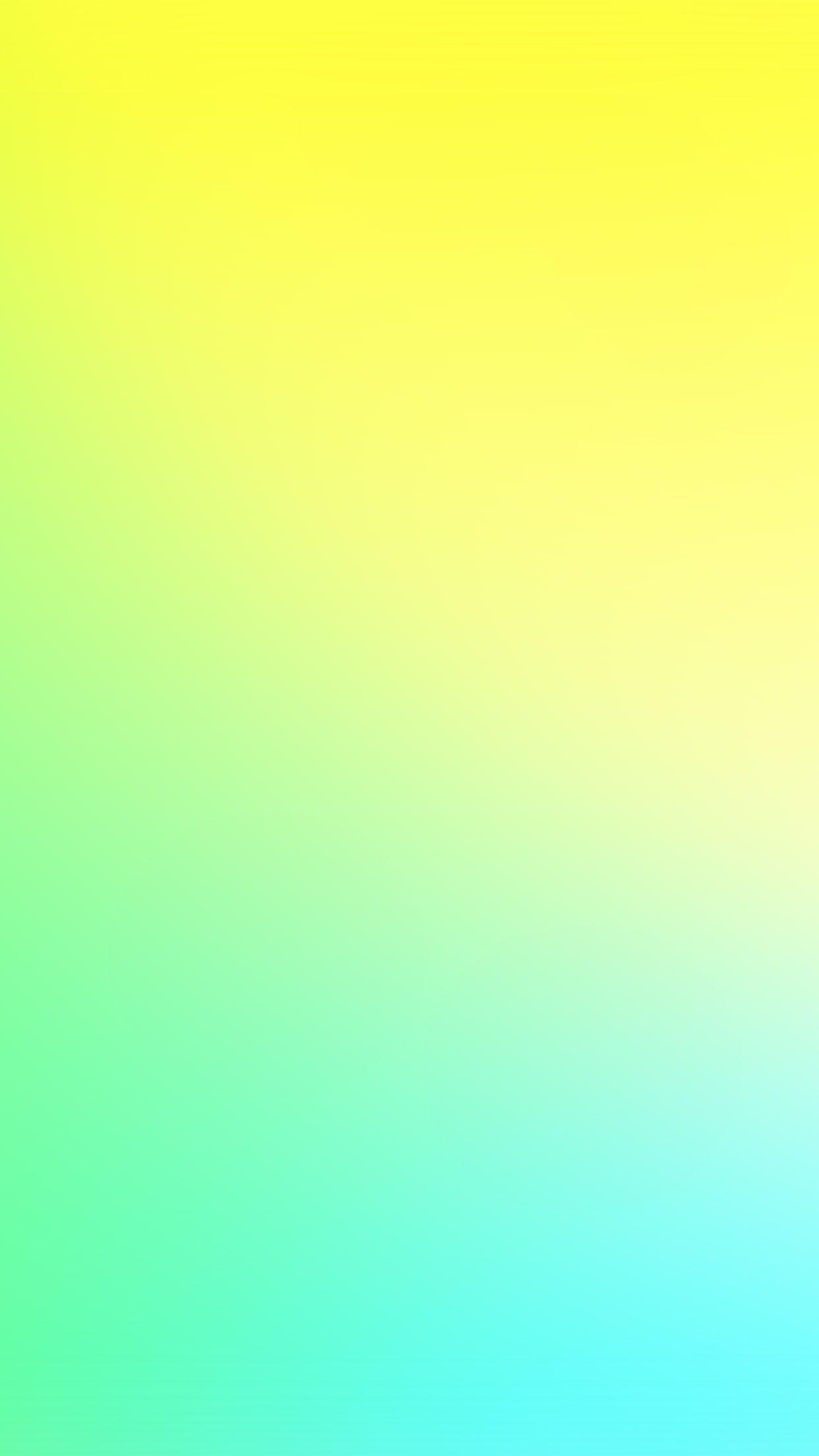 1242x2208 Màu vàng tươi sáng Neon Màu xanh lá cây Nắng chuyển màu Làm mờ