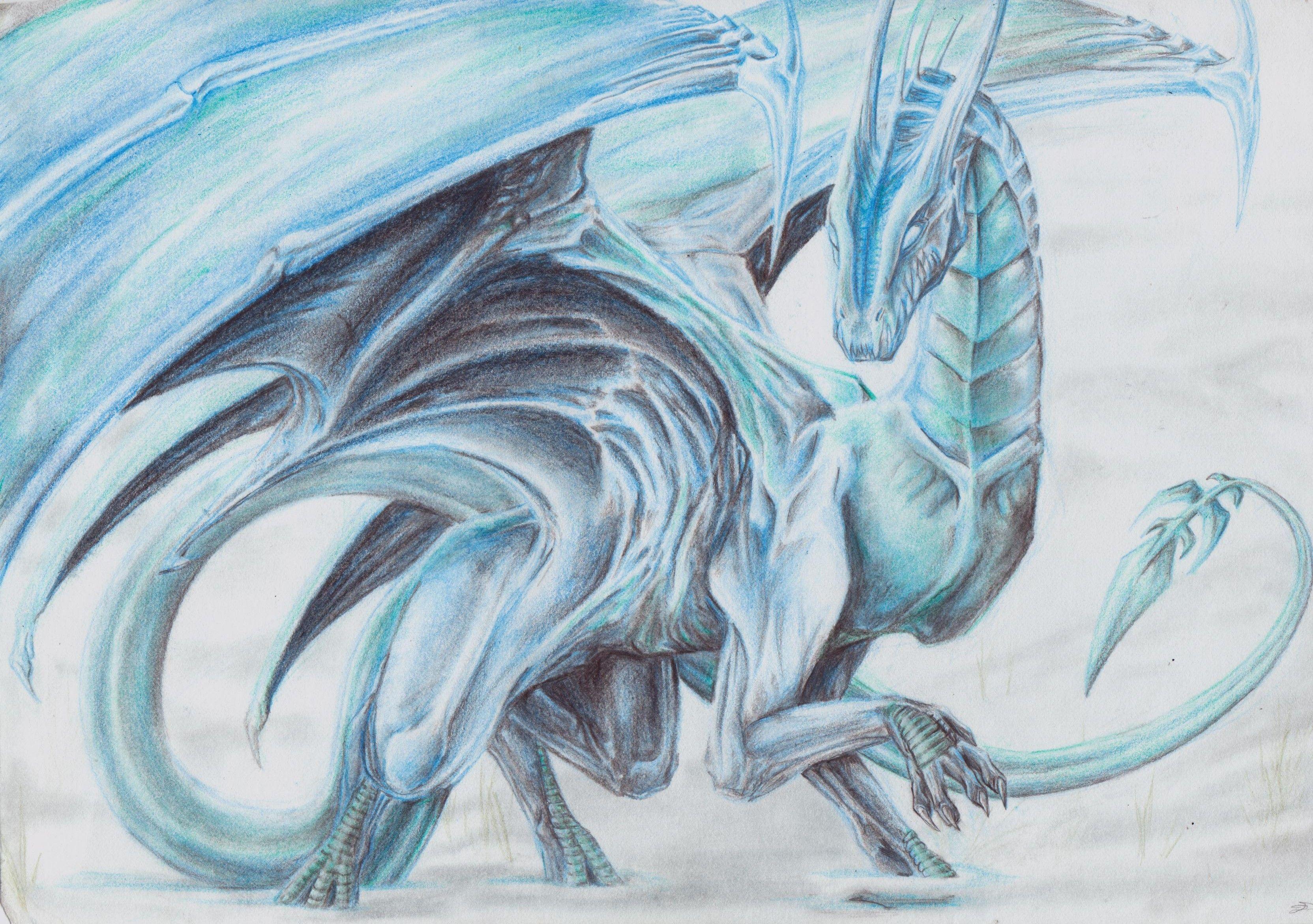 3327x2343 Free Ice Dragon Wallpaper Widescreen at Abstract Monodomo