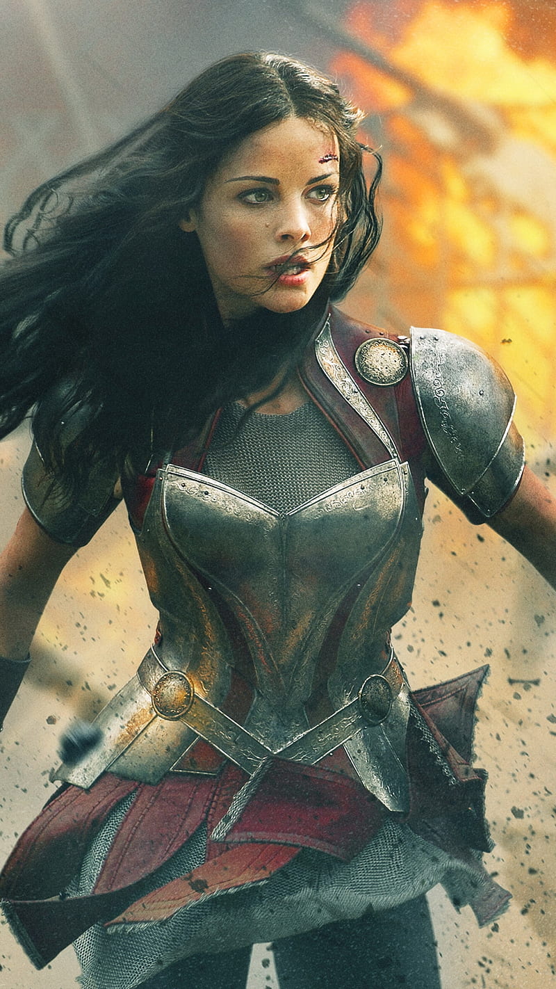 800x1422 HD thor and sif wallpaper