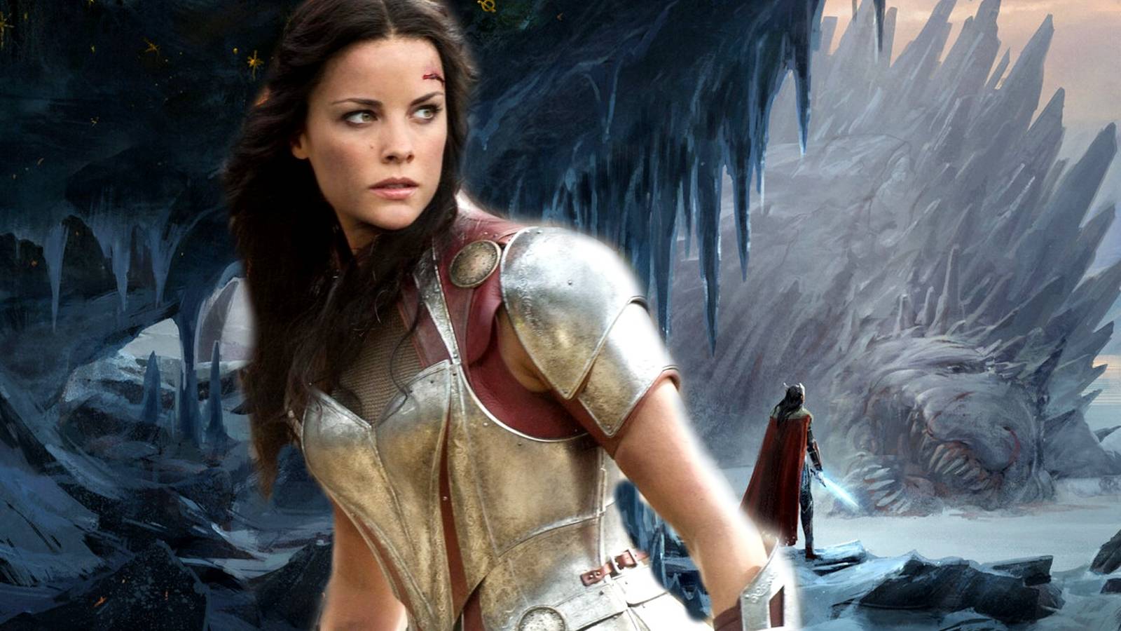 1600x900 Thor: Love & Thunder Concept Art Reveals Cut Lady Sif Ice Planet Scene