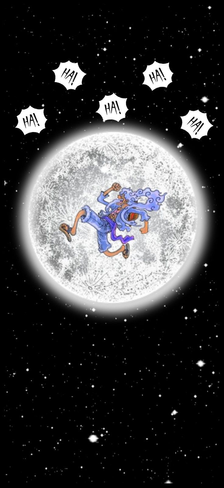 736x1600 Luffy Gear 5 Nika