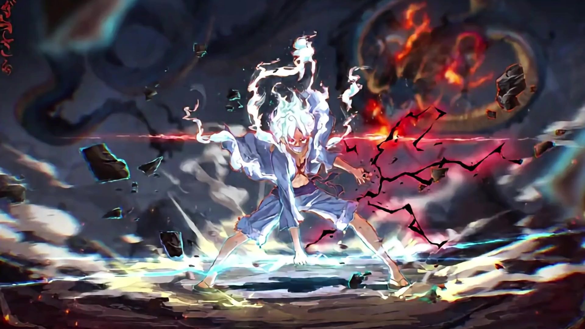 1920x1080 Gear 5 Luffy Ultimate One Piece Live Wallpaper