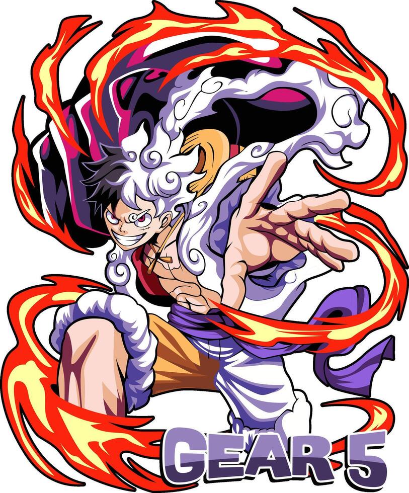 813x980 Luffy Transform Gear 5