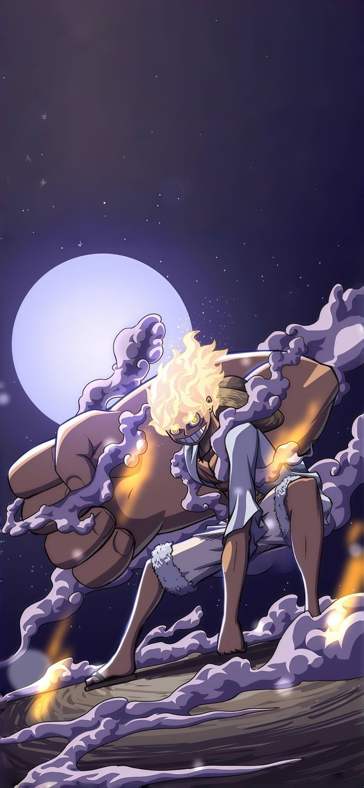 736x1592 Luffy full power. Luffy gear 5 moon wallpaper, Gear five luffy background, Anime wallpaper