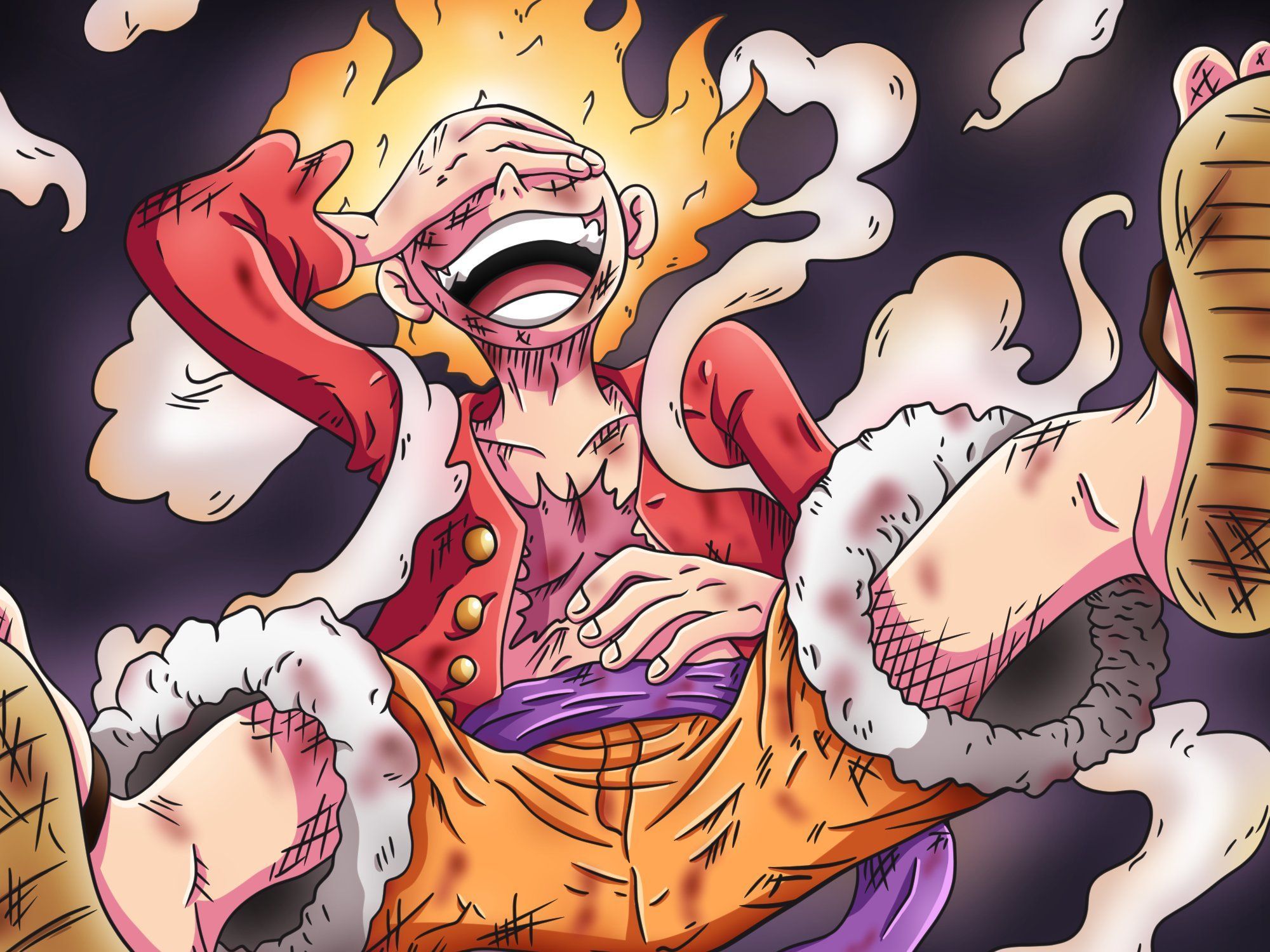 2000x1500 Gear 5 (One Piece) Phone Wallpaper: Free 4K & HD Downloads