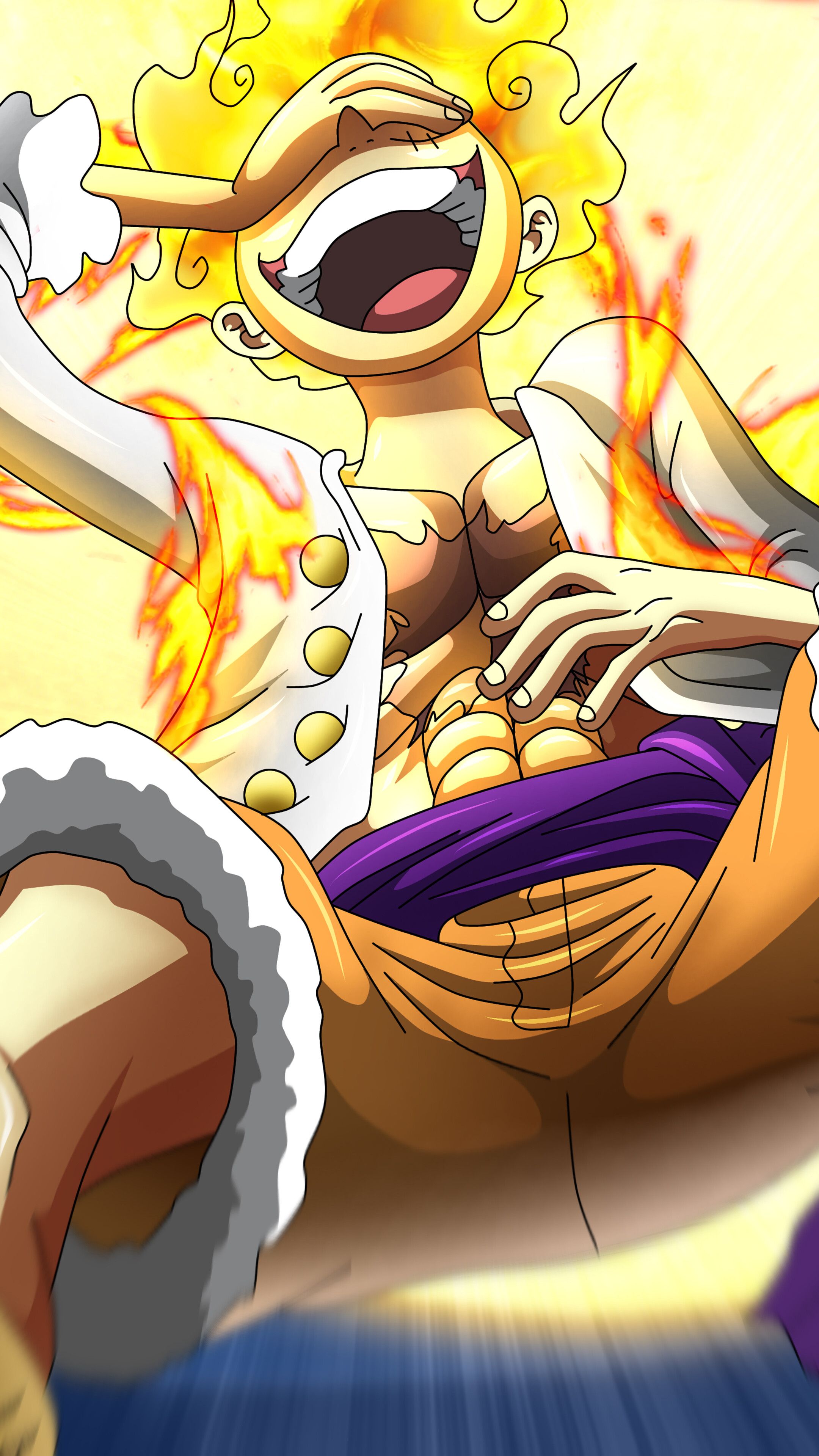 2160x3840 Luffy Sun God Nika Gear 5 4K Wallpaper iPhone HD Phone g