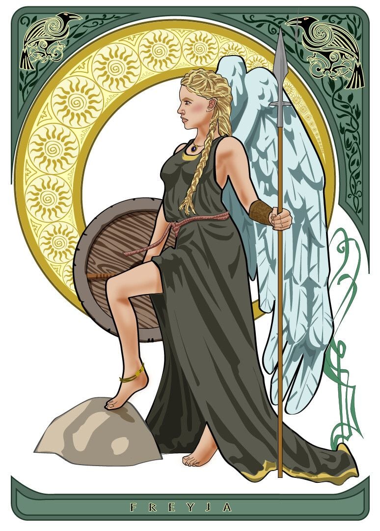 774x1080 Frigga and Freyja